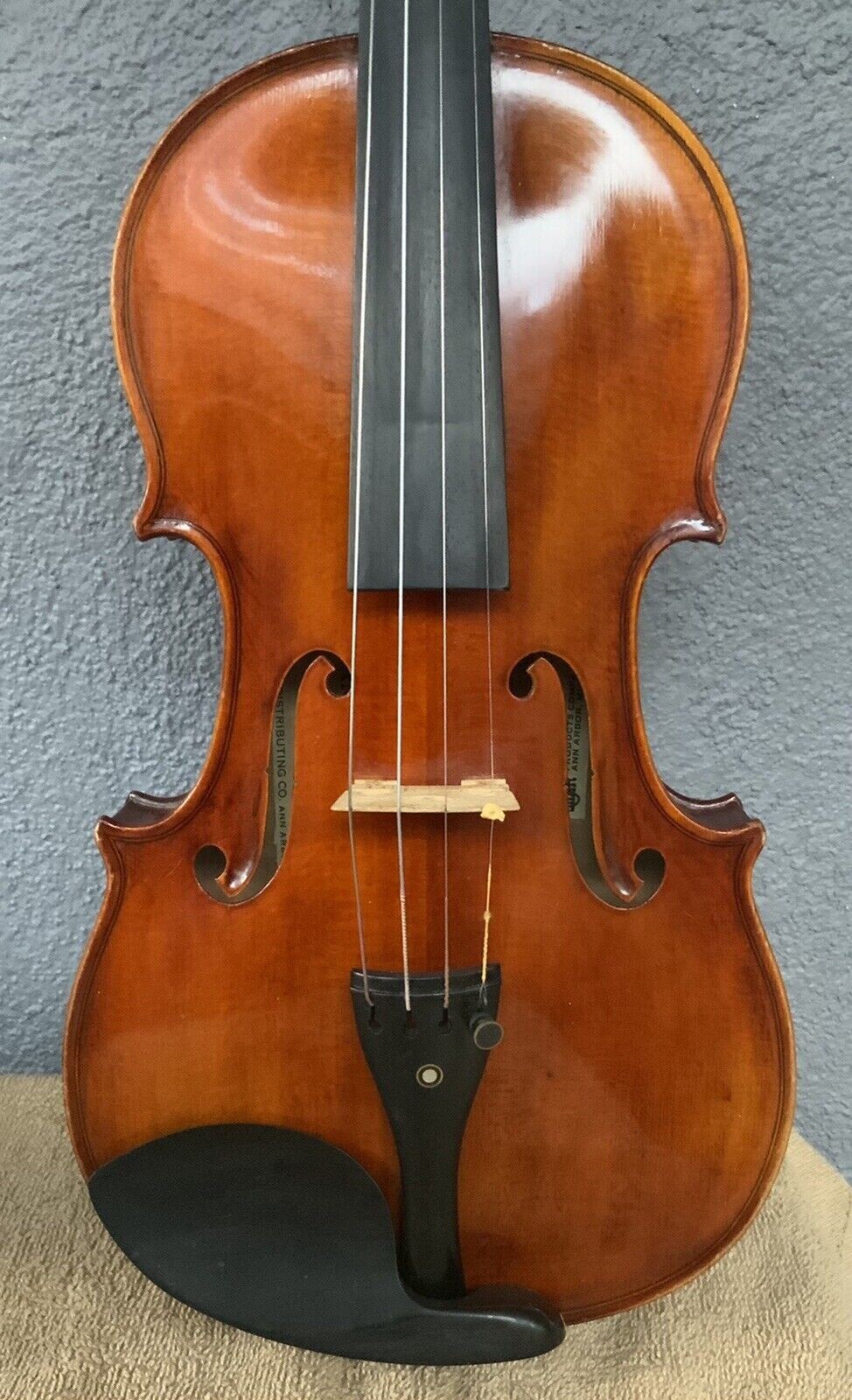 Excellent Vintage Anton Schuster Handmade Violin, 1972