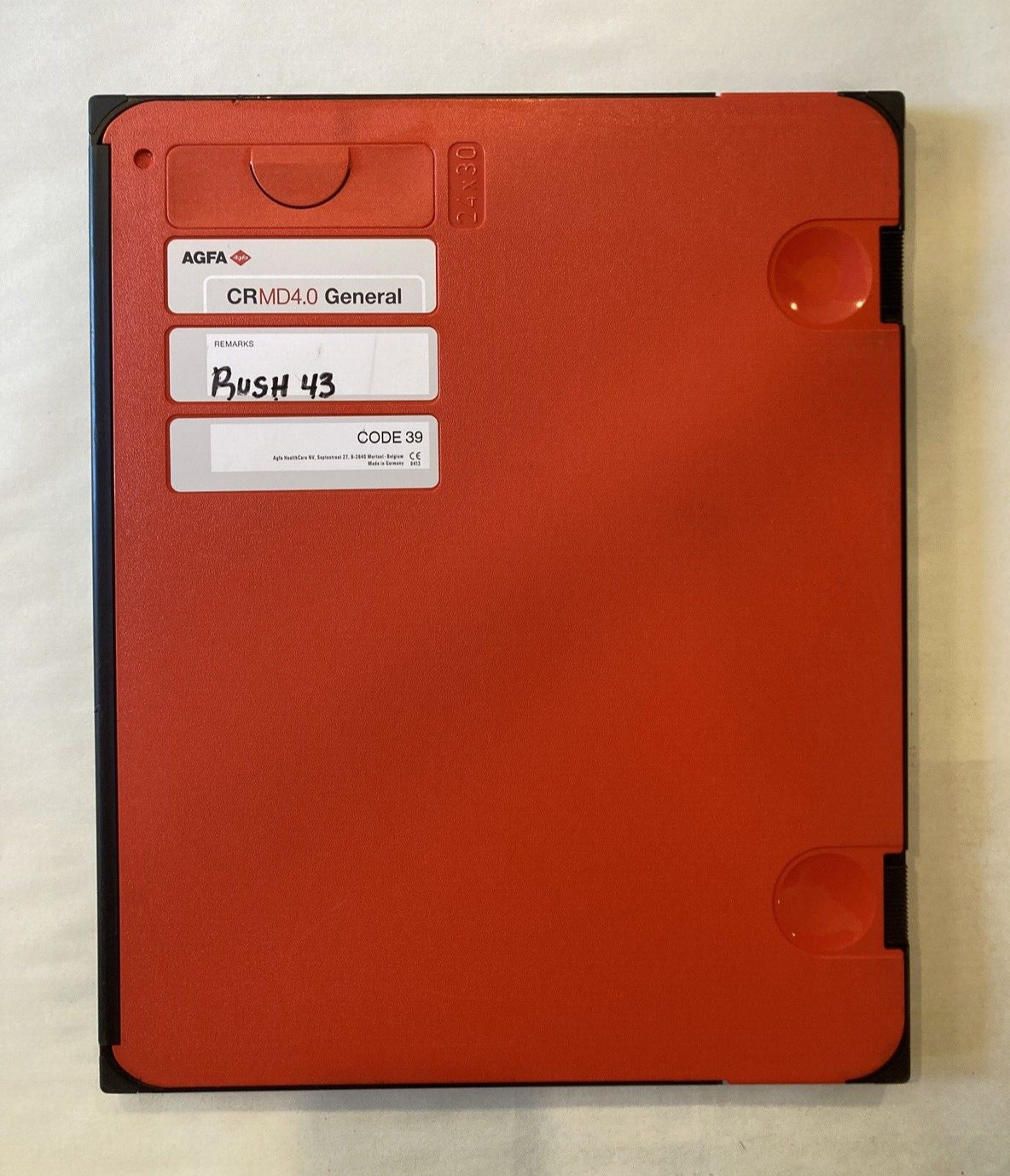 Agfa CRMD4.0 General 24x30cm Cassette -Imaging Plate- CR Models 25,35, 75, & 85 Agfa CRMD4.0 General 24x30cm Cassette -Imaging Plate- CR Models 25,35, 75, & 85