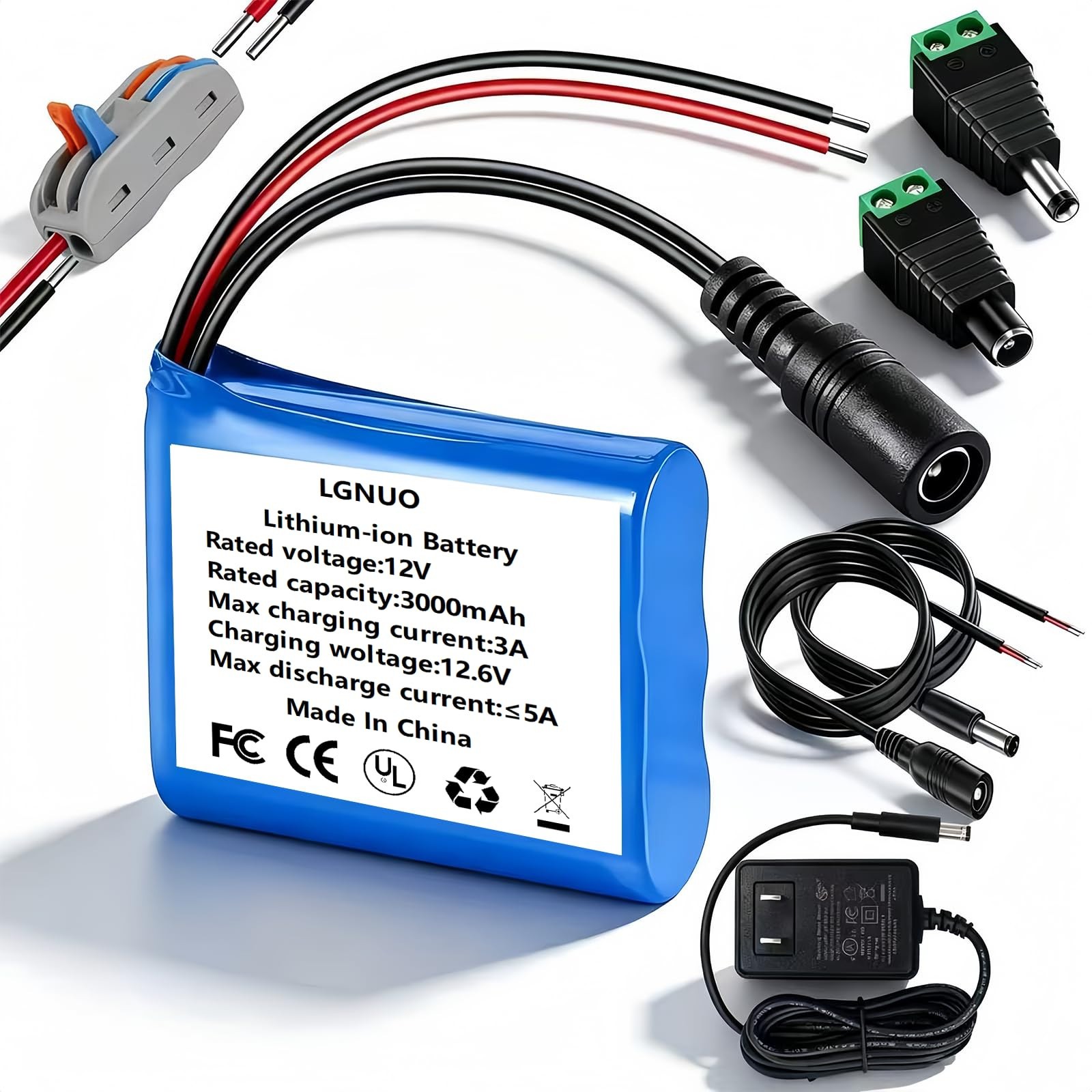 12V 3000mAh Rechargeable Battery, 12V 36Wh Battery Pack RADIO LED LIGHT RCCAR 12V 3000mAh Rechargeable Battery, 12V 36Wh Battery Pack RADIO LED LIGHT RCCAR