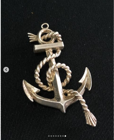 Antique sterling silver pendant USA mid 20th century Beautiful work, sterling si
