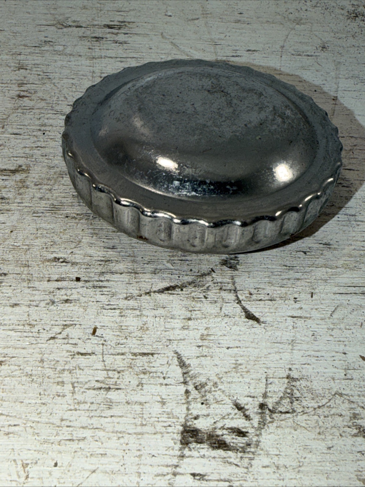 NOS OEM CAWI Chrome Locking Vented 80MM Gas Cap Simson SR1 SR2 Kreidler Florett