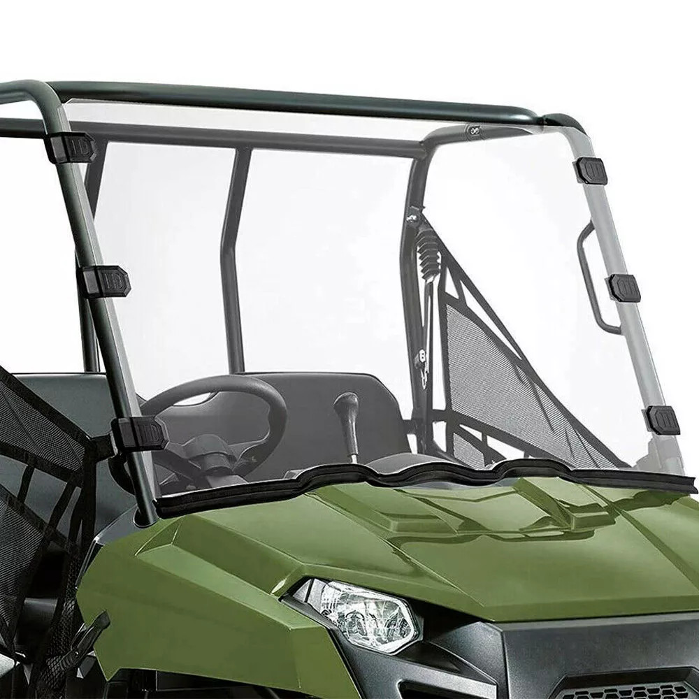 Anti-scratch Front Full Windshield for Polaris Ranger XP 800/Crew 800 2010-2016