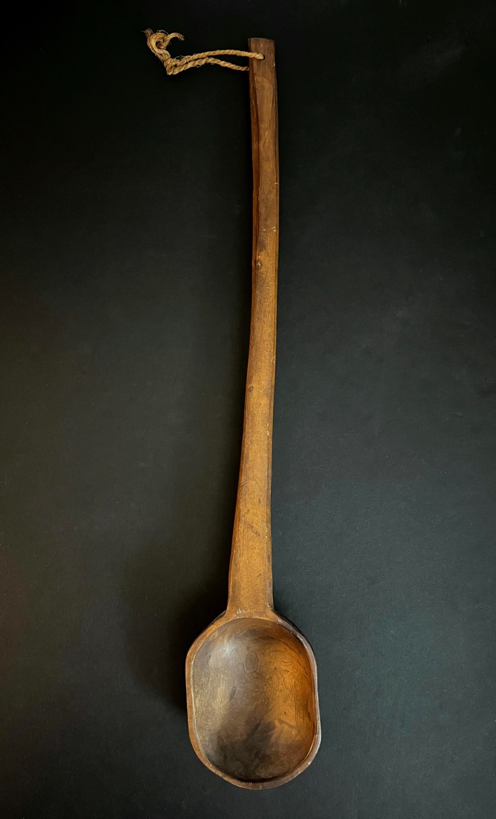 ANTIQUE LARGE JOE KUHN CLAMBAKE LADLE/SPOON 1800\'s Skagit Chimacum Chinook PNW