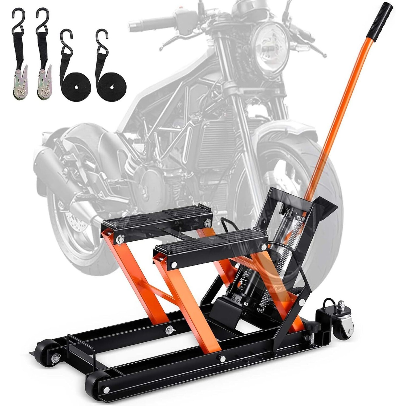 VEVOR Hydraulic Motorcycle Lift Jack, 1500 lbs. Capacity ATV Motorcycle Scissor