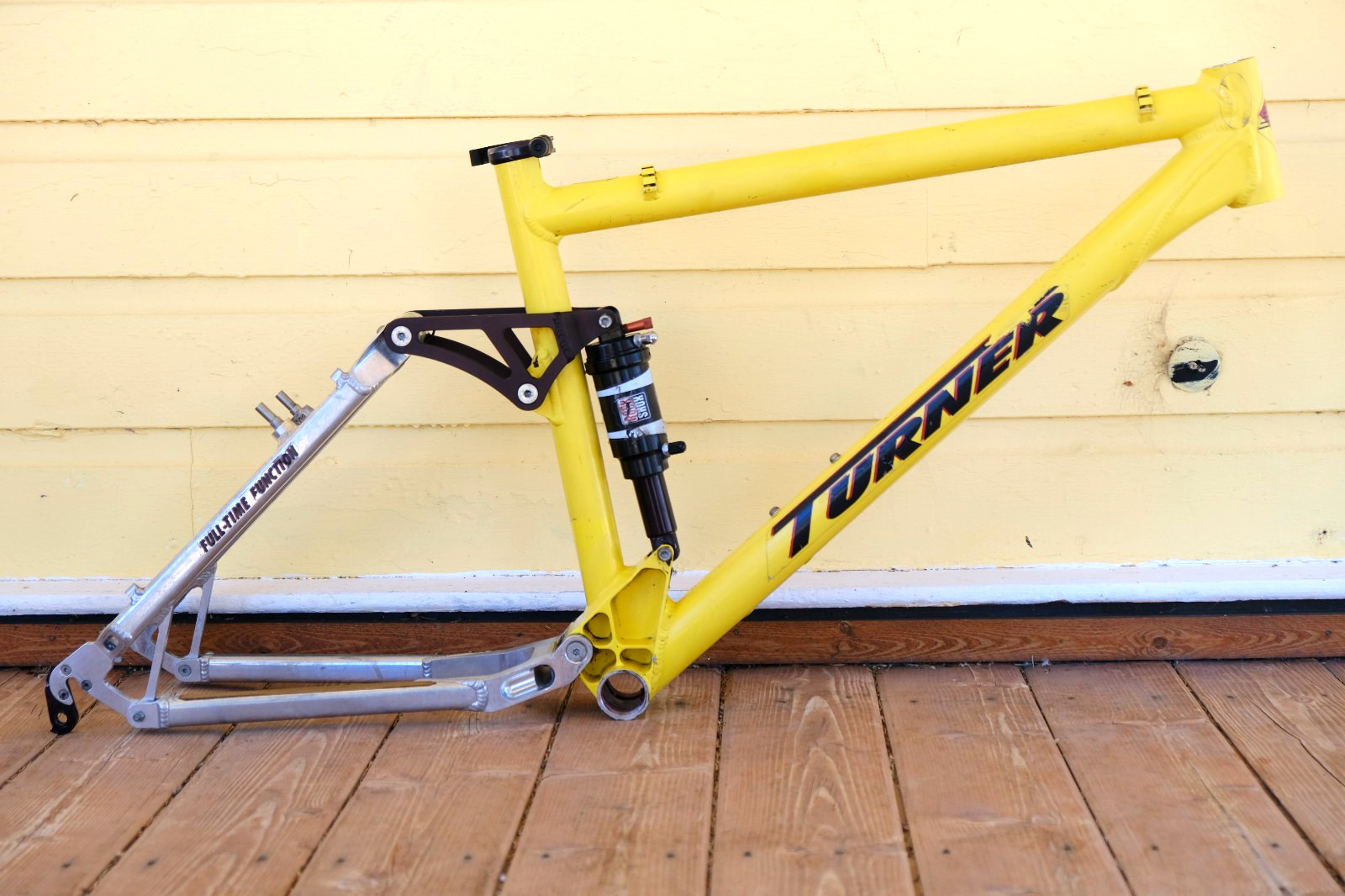Vintage Turner Burner Full Suspension Mountain Bike Frame 17Medium 26 VB G2U
