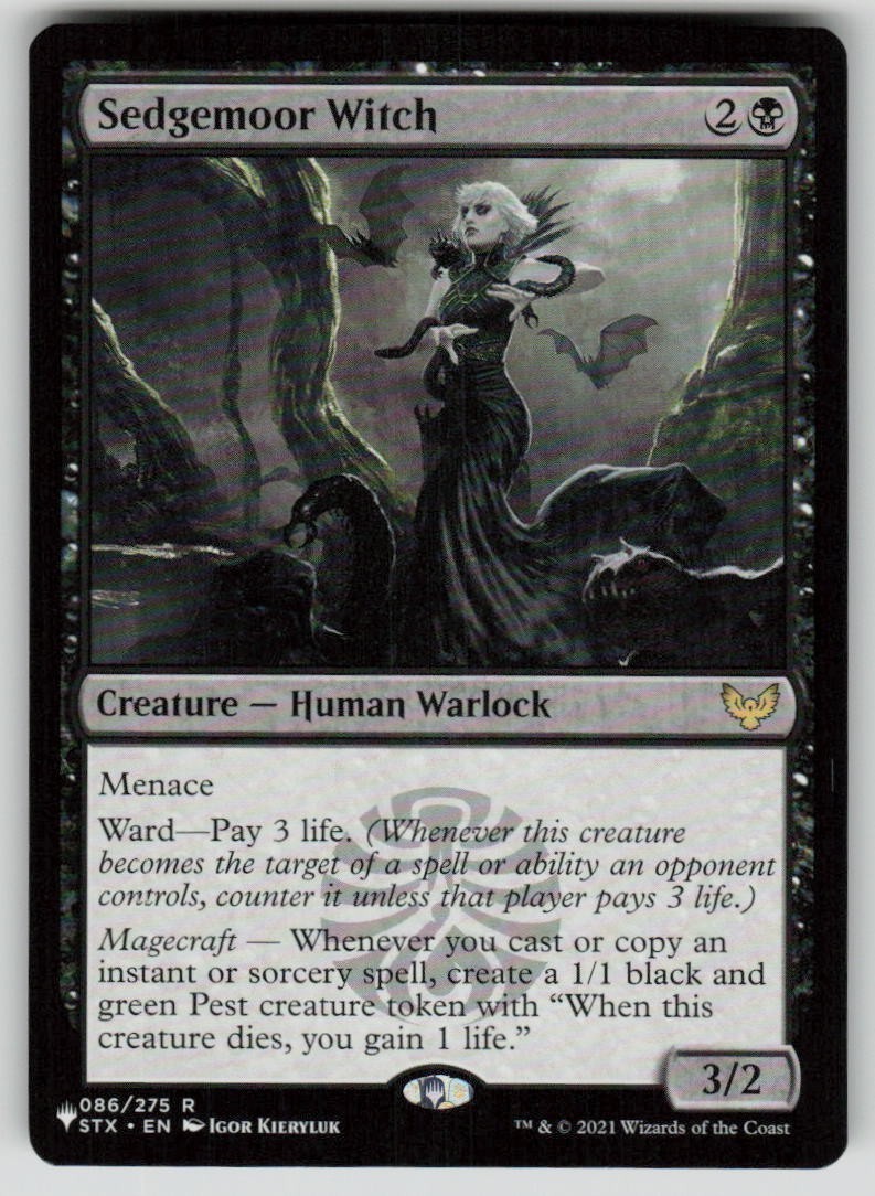 Sedgemoor Witch Rare The List Reprints 086/275 MTG Near Mint Sedgemoor Witch Rare The List Reprints 086/275 MTG Near Mint