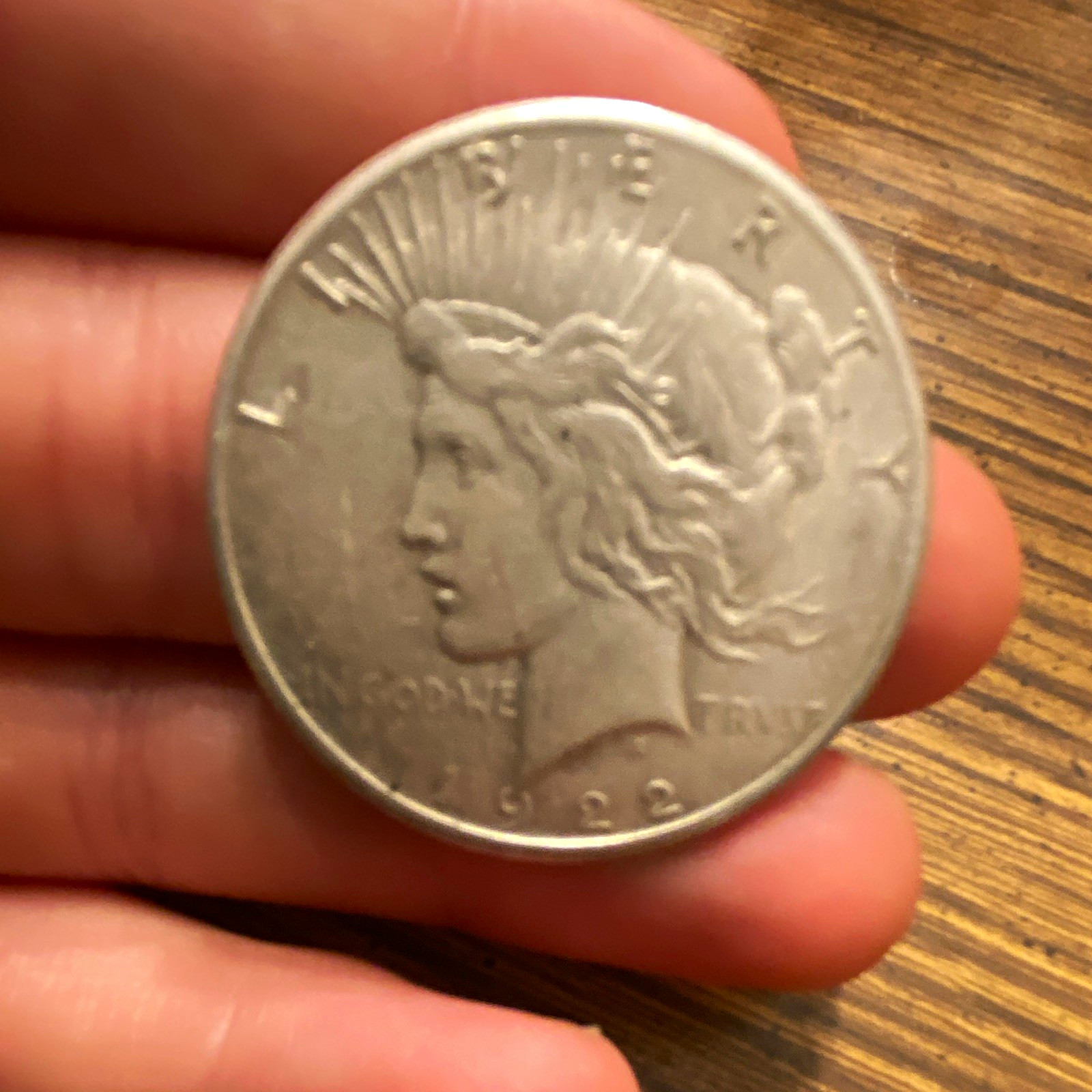 1922 Peace Dollar $1 Silver 0.900 Business Strike Philadelphia Mint 1922 Peace Dollar $1 Silver 0.900 Business Strike Philadelphia Mint