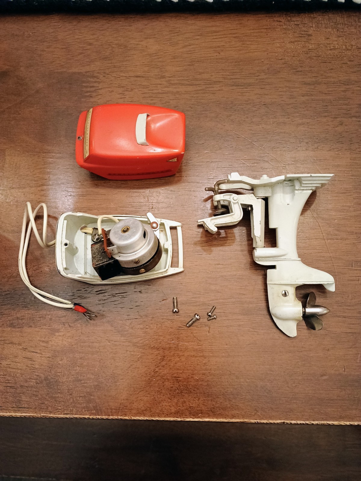 Vintage K&O 1957 Scott Atwater 40 Outboard Electric Motor Needs Repair 
