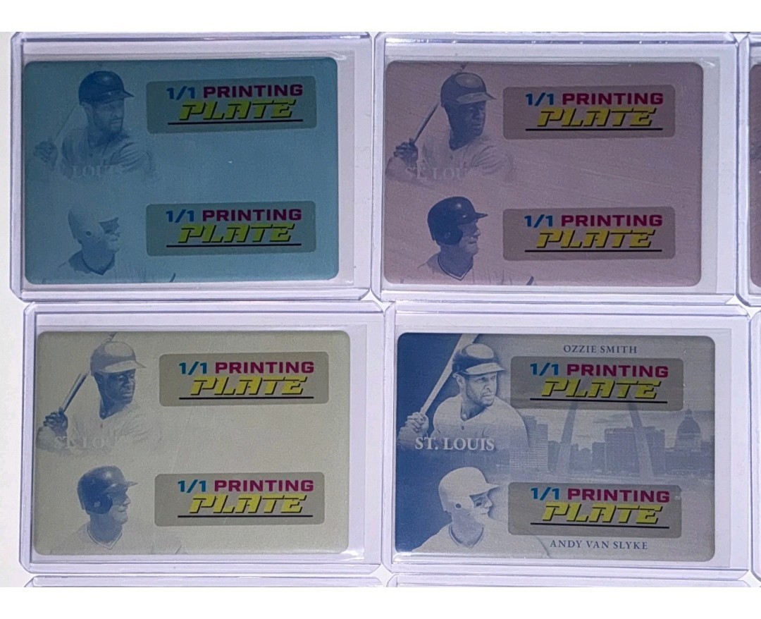 2025 Leaf Spectacular Ozzie Smith Andy Van Slyke Printing Plate 1/1 Set Of 4 2025 Leaf Spectacular Ozzie Smith Andy Van Slyke Printing Plate 1/1 Set Of 4