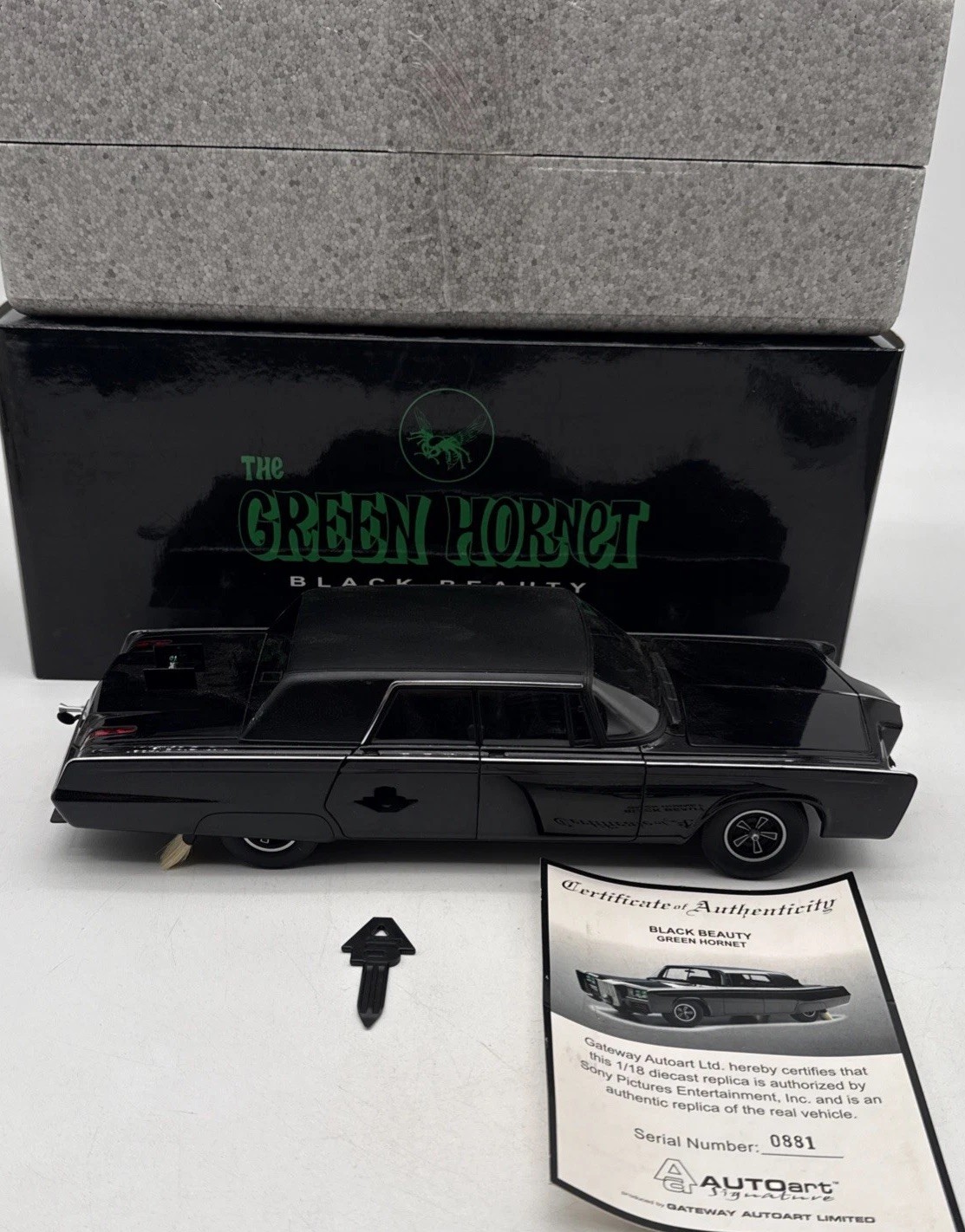 AUTOart 1:18 The Green Hornet TV Show Car AUTOart 1:18 The Green Hornet TV Show Car