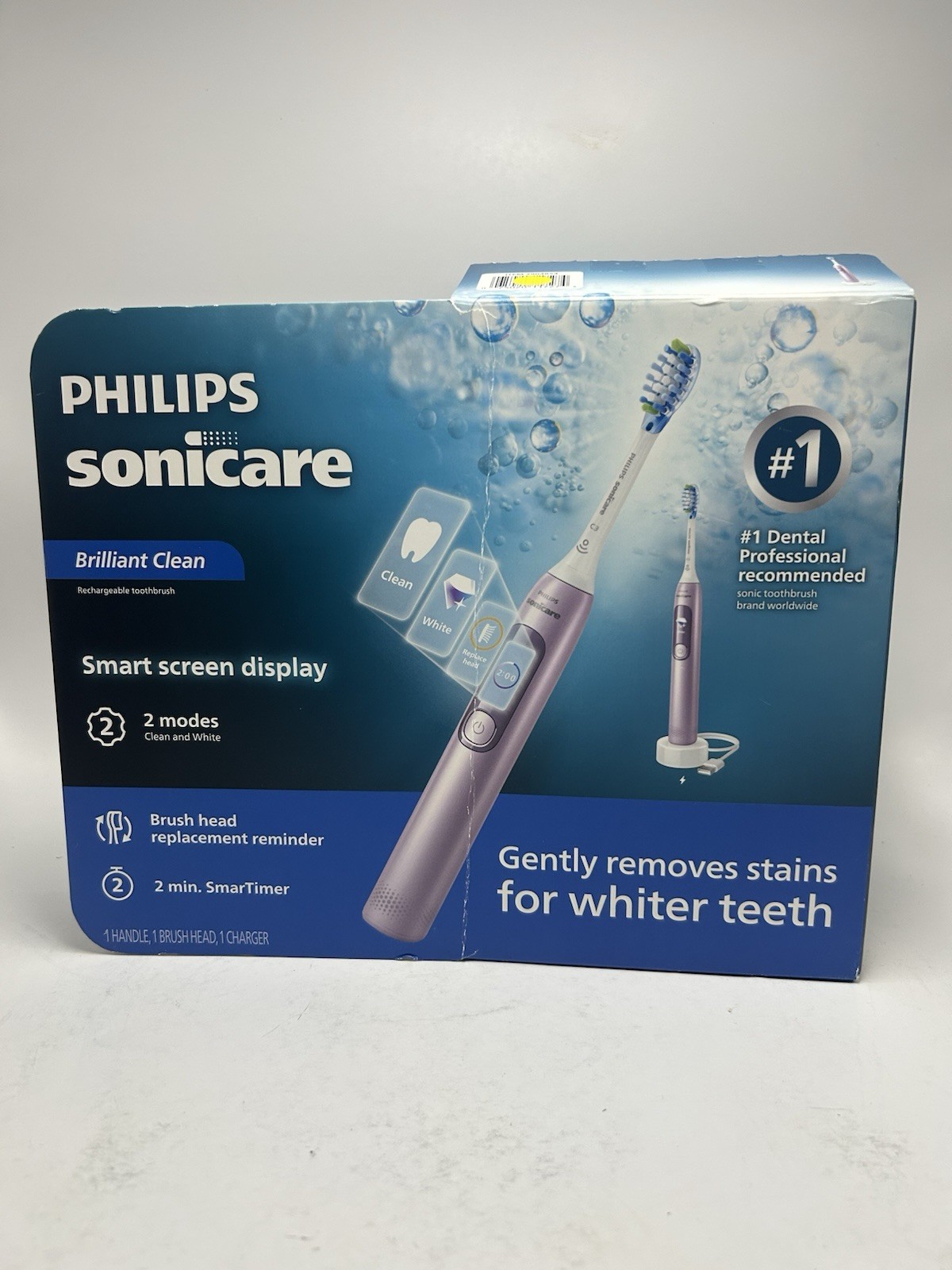 Philips Sonicare Brilliant Clean Electric Toothbrush Pink Metallic HX3792/21 Philips Sonicare Brilliant Clean Electric Toothbrush Pink Metallic HX3792/21