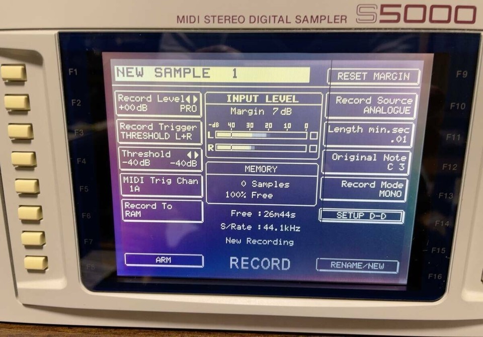 Original LCD For Akai S5000 S6000 Display Screen