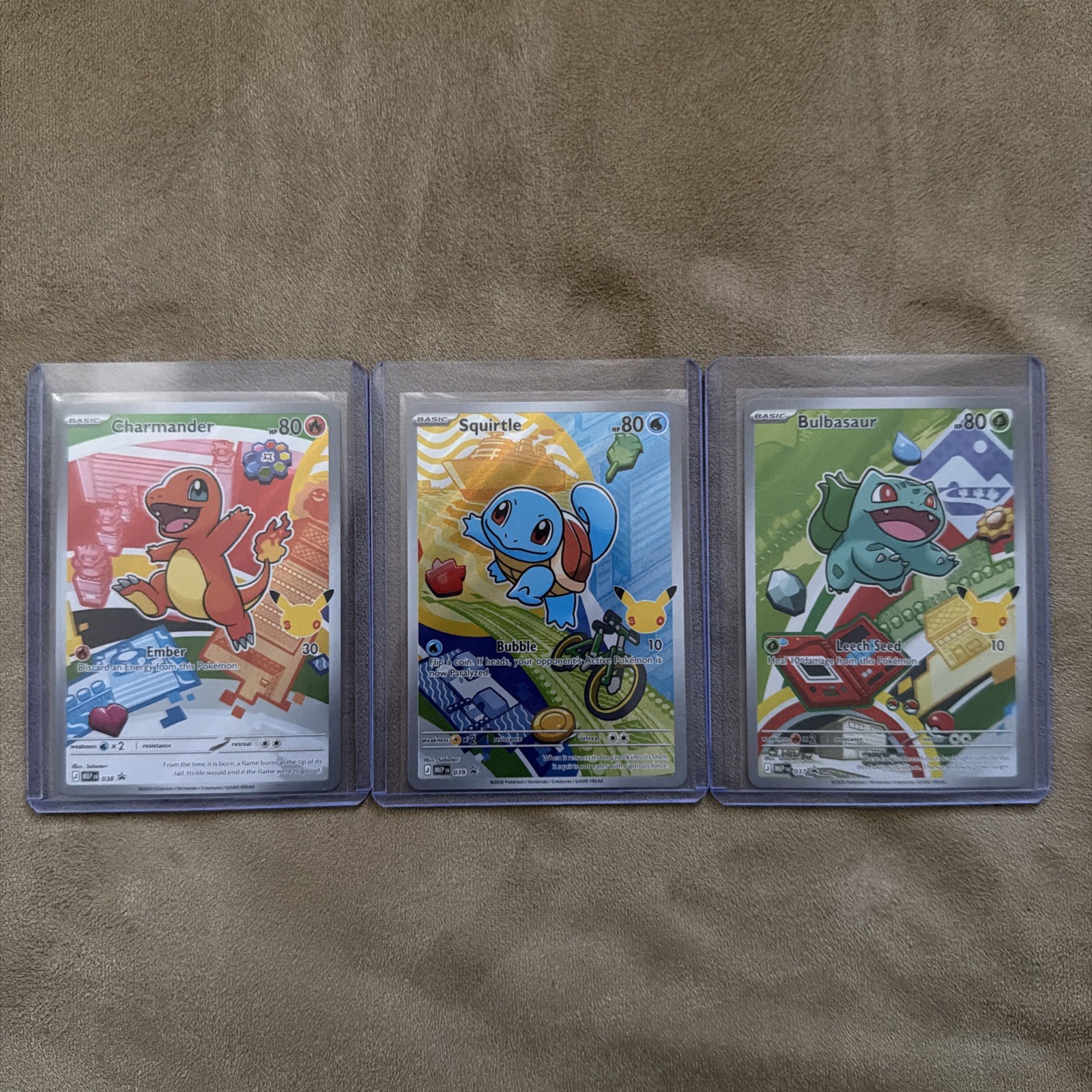 First Partner Illustration Collection Series 1 Kanto GEN 1 Pokémon 037 038 039NM First Partner Illustration Collection Series 1 Kanto GEN 1 Pokémon 037 038 039NM