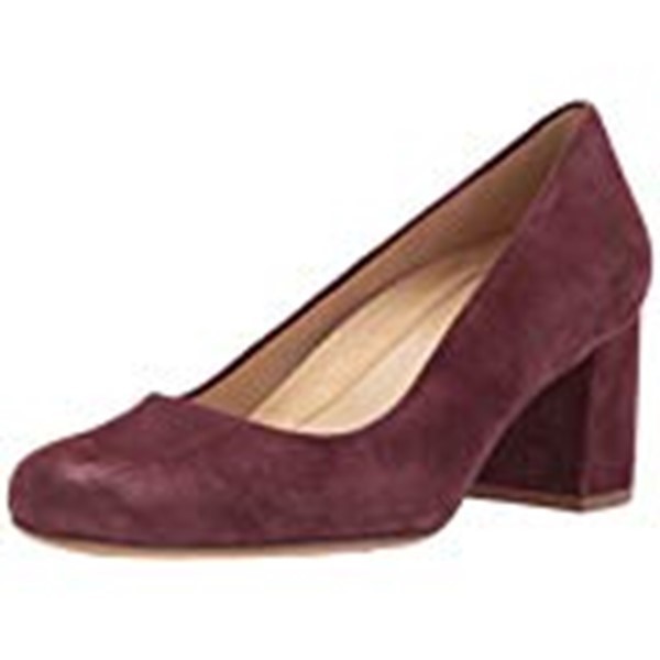 NIB Bordo Suede Naturalizer Leather Whitney Pumps Size 6M