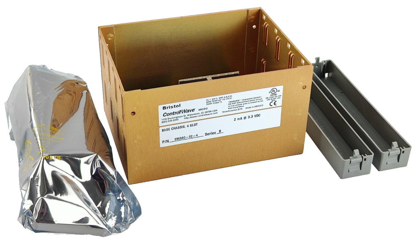 NEW Bristol Control Wave 396560-02-4 / Series B 4 Slot Chassis NEW Bristol Control Wave 396560-02-4 / Series B 4 Slot Chassis