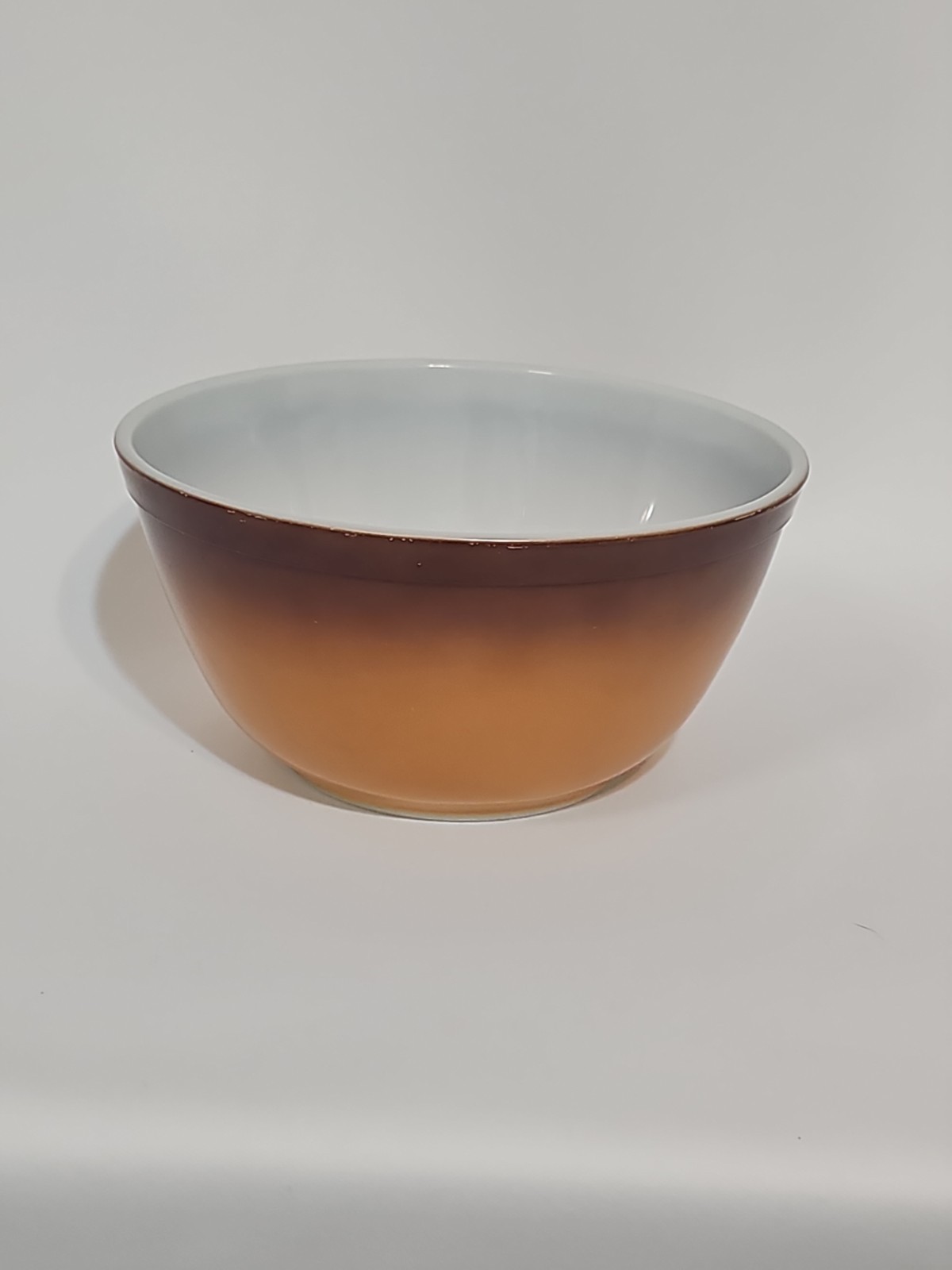 Vintage Pyrex FlameGlo Orange Red Ombre Nesting/ Mixing Bowl #402, 1 1/2 Qt