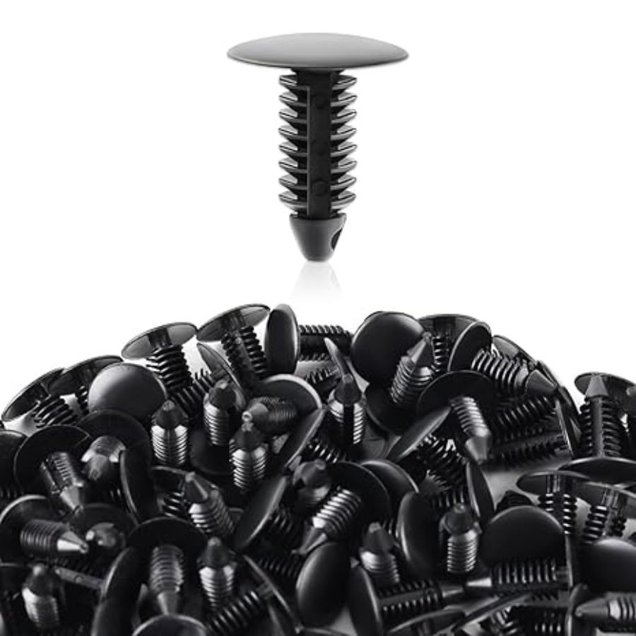 100Pcs 8mm Bumper Clips Auto Car Hole Plastic Rivets Fastener Retainer Clips Fen 100Pcs 8mm Bumper Clips Auto Car Hole Plastic Rivets Fastener Retainer Clips Fen