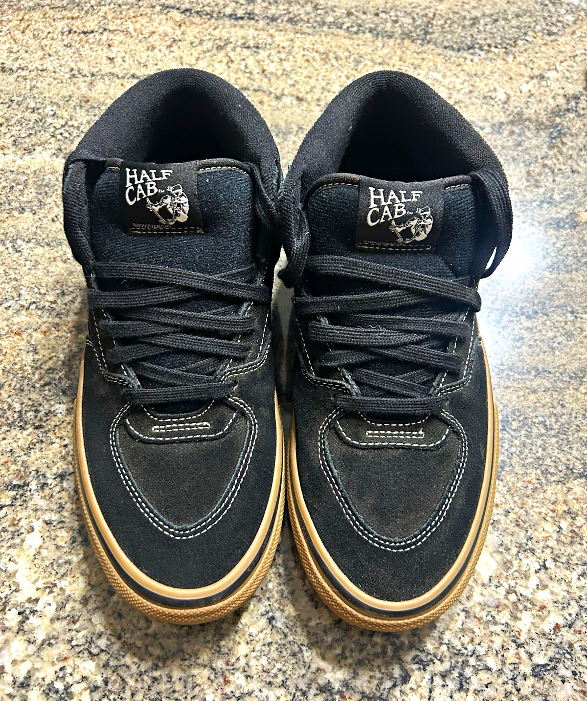 VANS Half Cab Black Skateboarding Shoes Men\'s US 9 Medium (D, M) VANS Half Cab Black Skateboarding Shoes Men\'s US 9 Medium (D, M)