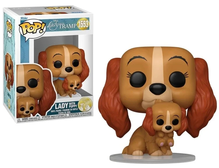 Funko Pop Disney: Lady and The Tramp Lady with Puppy Vinyl Figure #1553 #83568