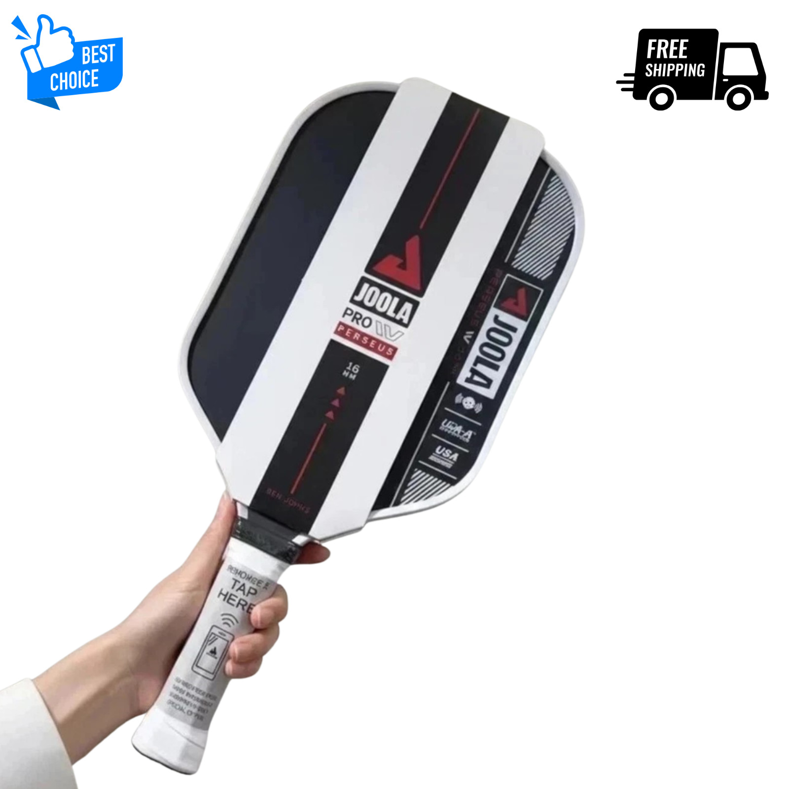 JOOLA Perseus Ben Johns Pro IV 16mm Pickleball Paddle – Brand New 
