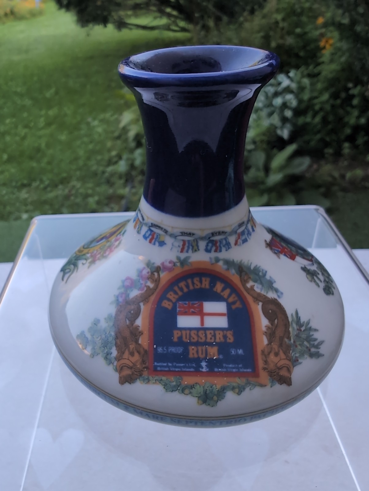 Vintage British Navy Pusser's Rum Decanter 3.5 Vintage British Navy Pusser's Rum Decanter 3.5