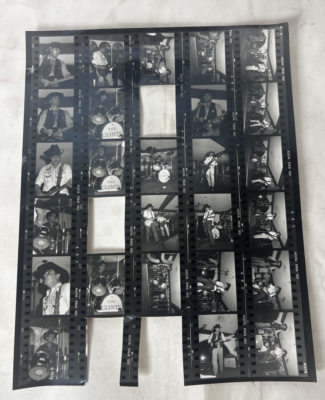 The Clint’s Original Band Contact Sheet Band Members The Clint’s Original Band Contact Sheet Band Members