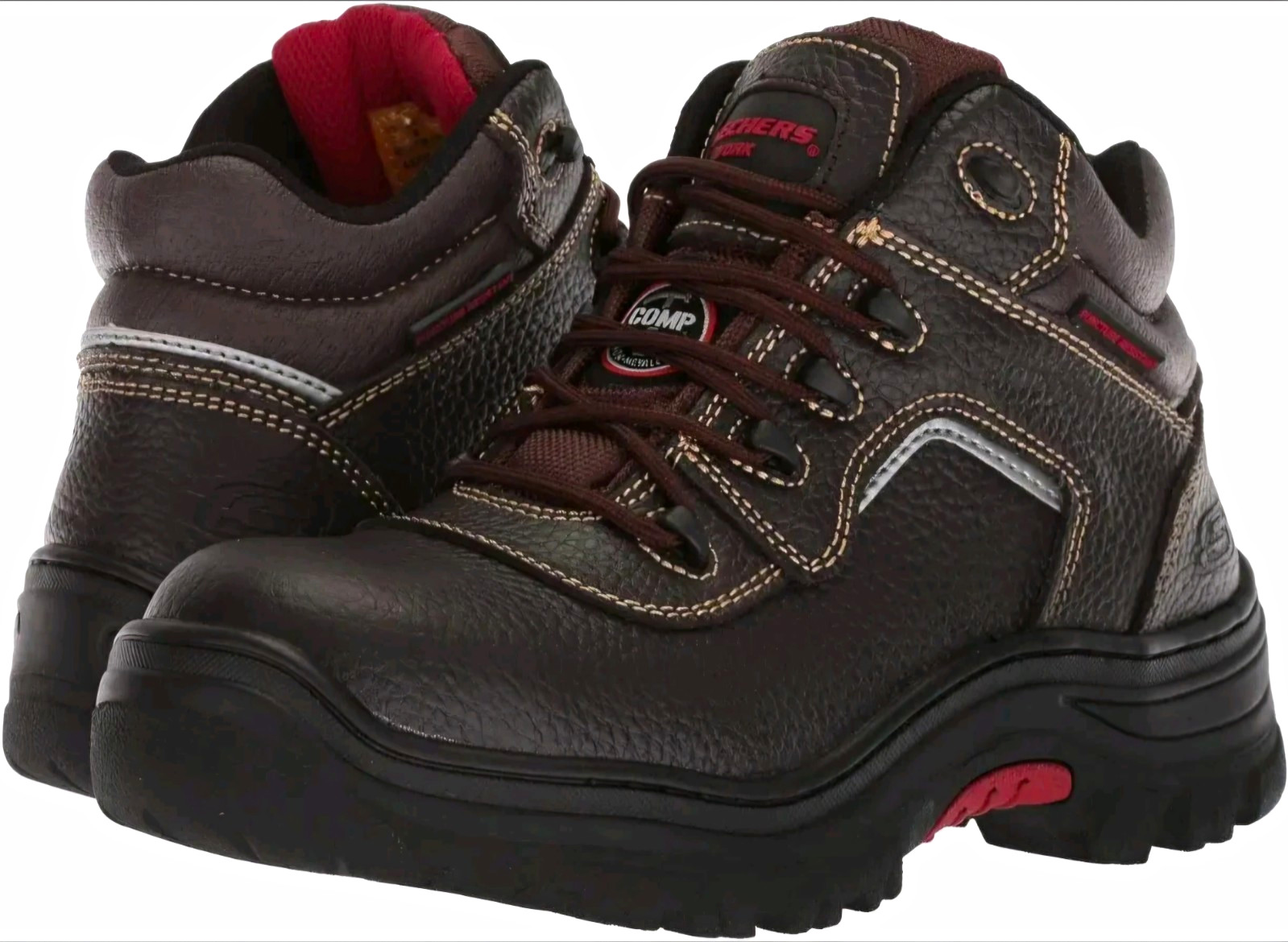 SKECHERS Work Comp 77144 Men’s Size 10 M Electrical Hazard (EH) Work Shoe