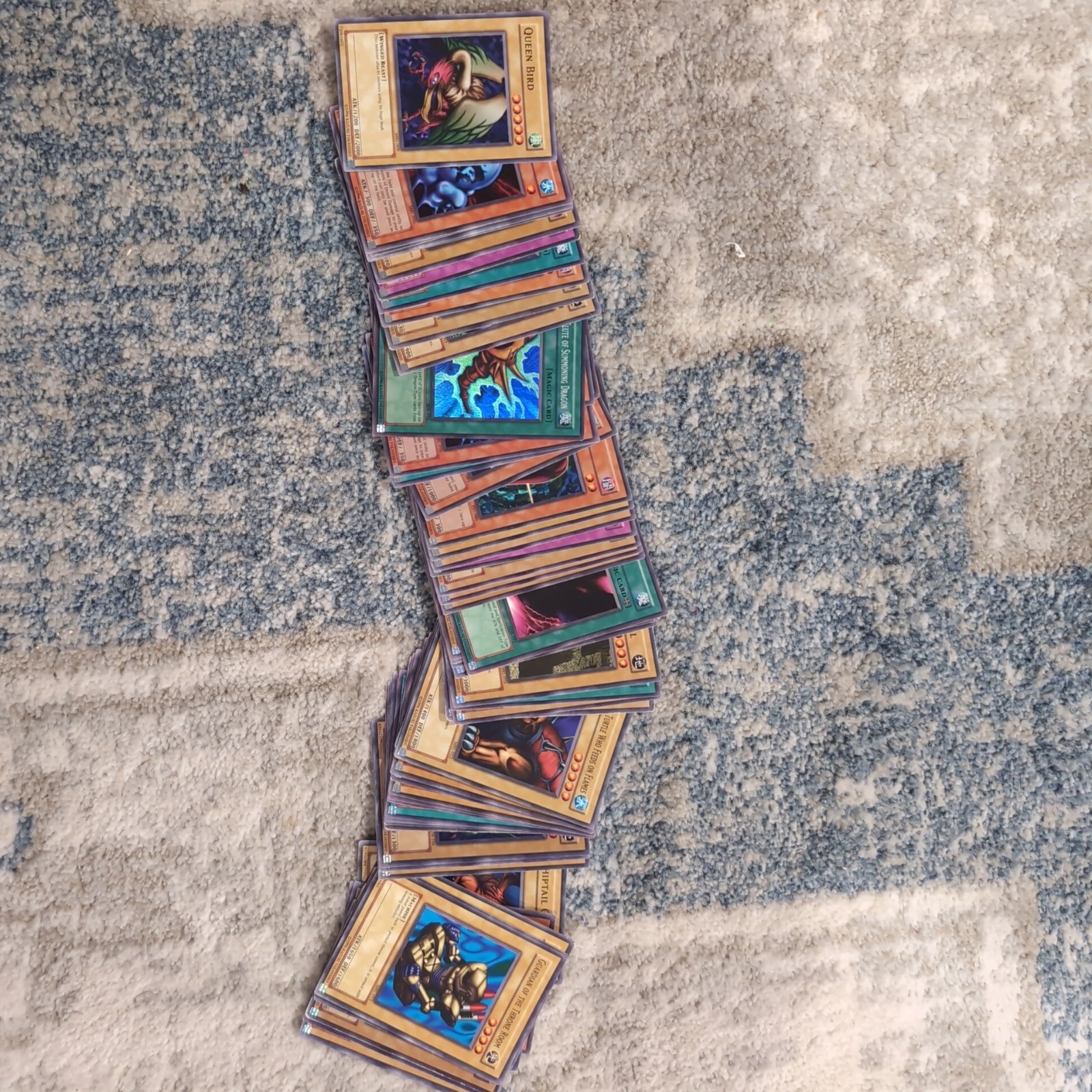 Vintage 1996 Yugioh Card Lot (Over 65 Cards) In near mint condition 