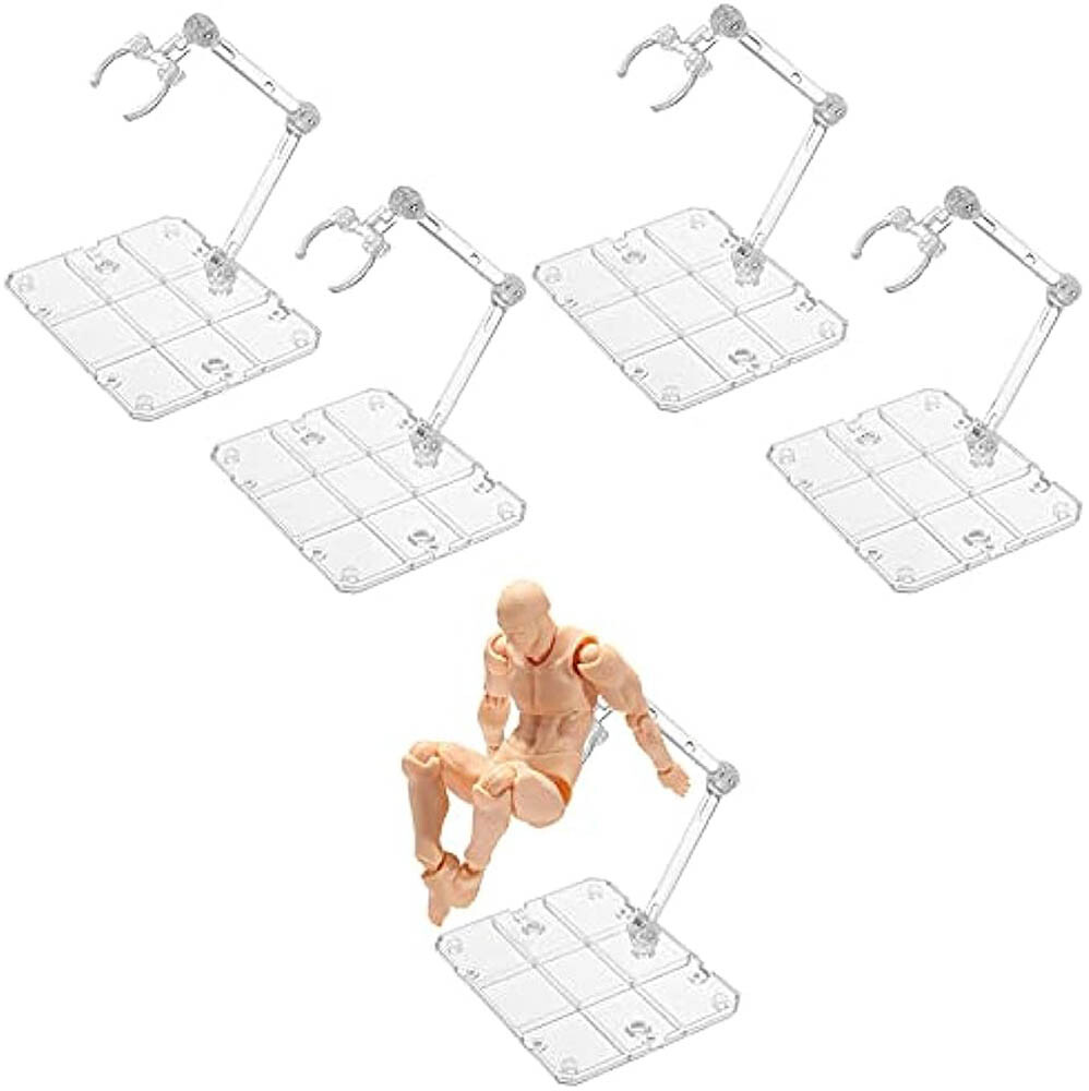 12PC HG144 Adjustable Action Figure Display Holder Base Doll Model Support Stand 12PC HG144 Adjustable Action Figure Display Holder Base Doll Model Support Stand