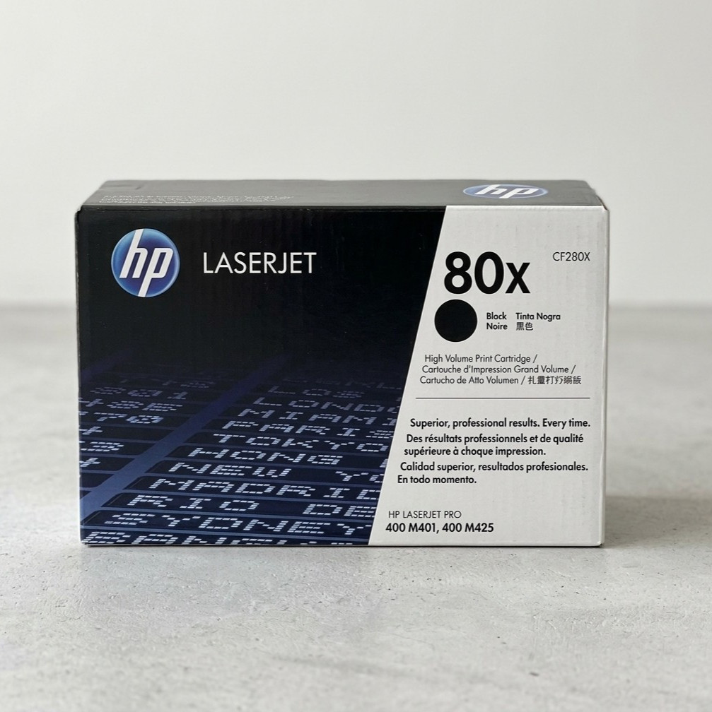 HP 80X CF280X LaserJet Pro High Yield Black Toner Cartridge MFP M425/M401 - NEW