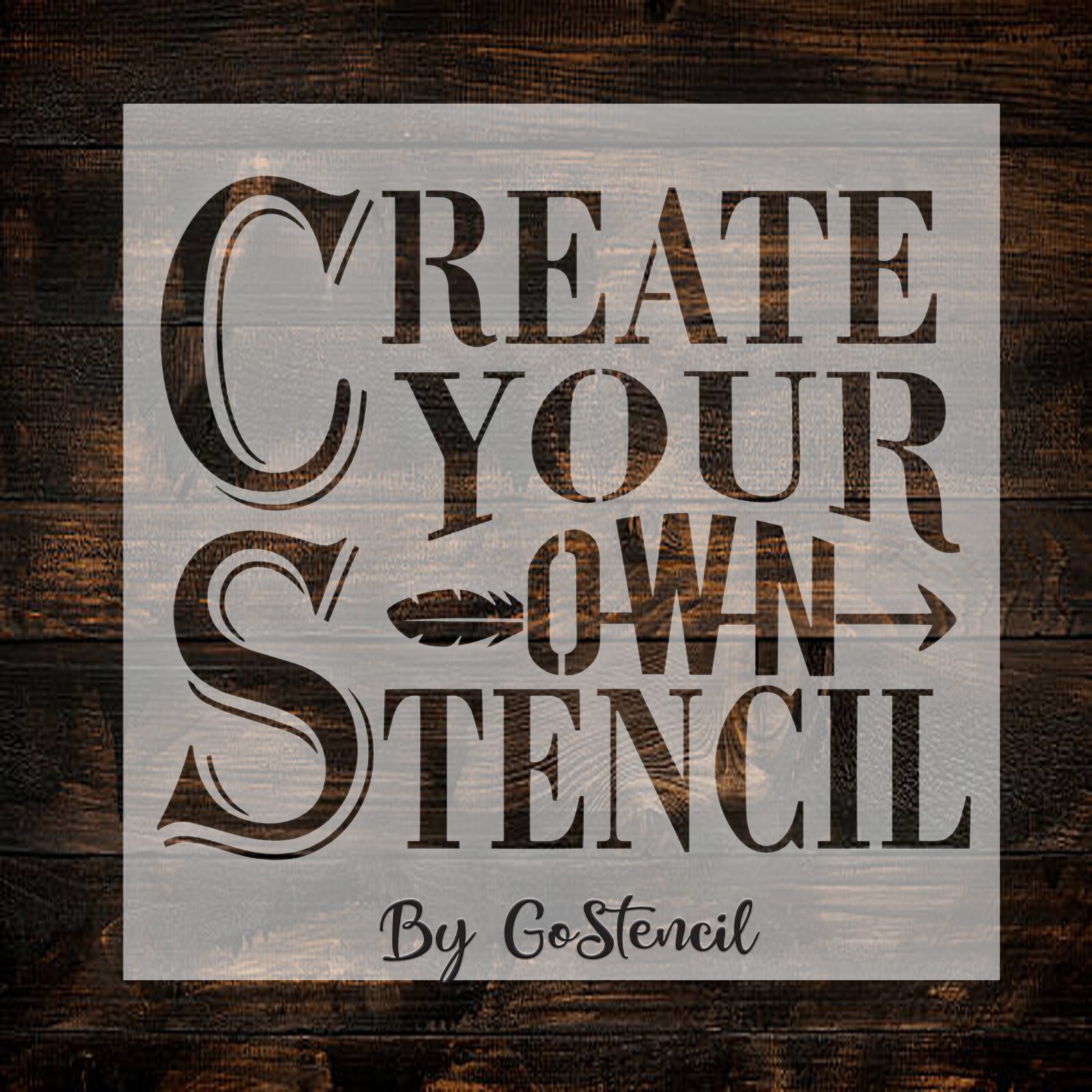 Large Custom stencils -  pick your size and send us your image or text.