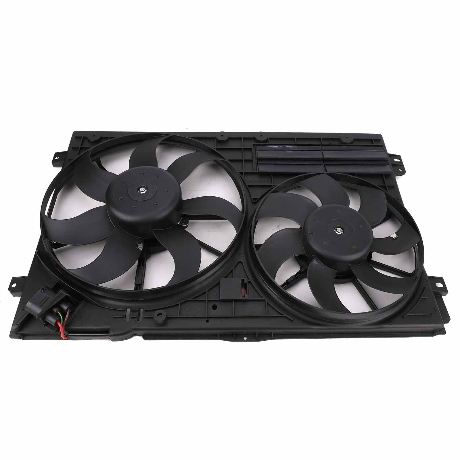New Dual Radiator Fan Assembly Fits 2006-2018 Volkswagen Passat VW3117106