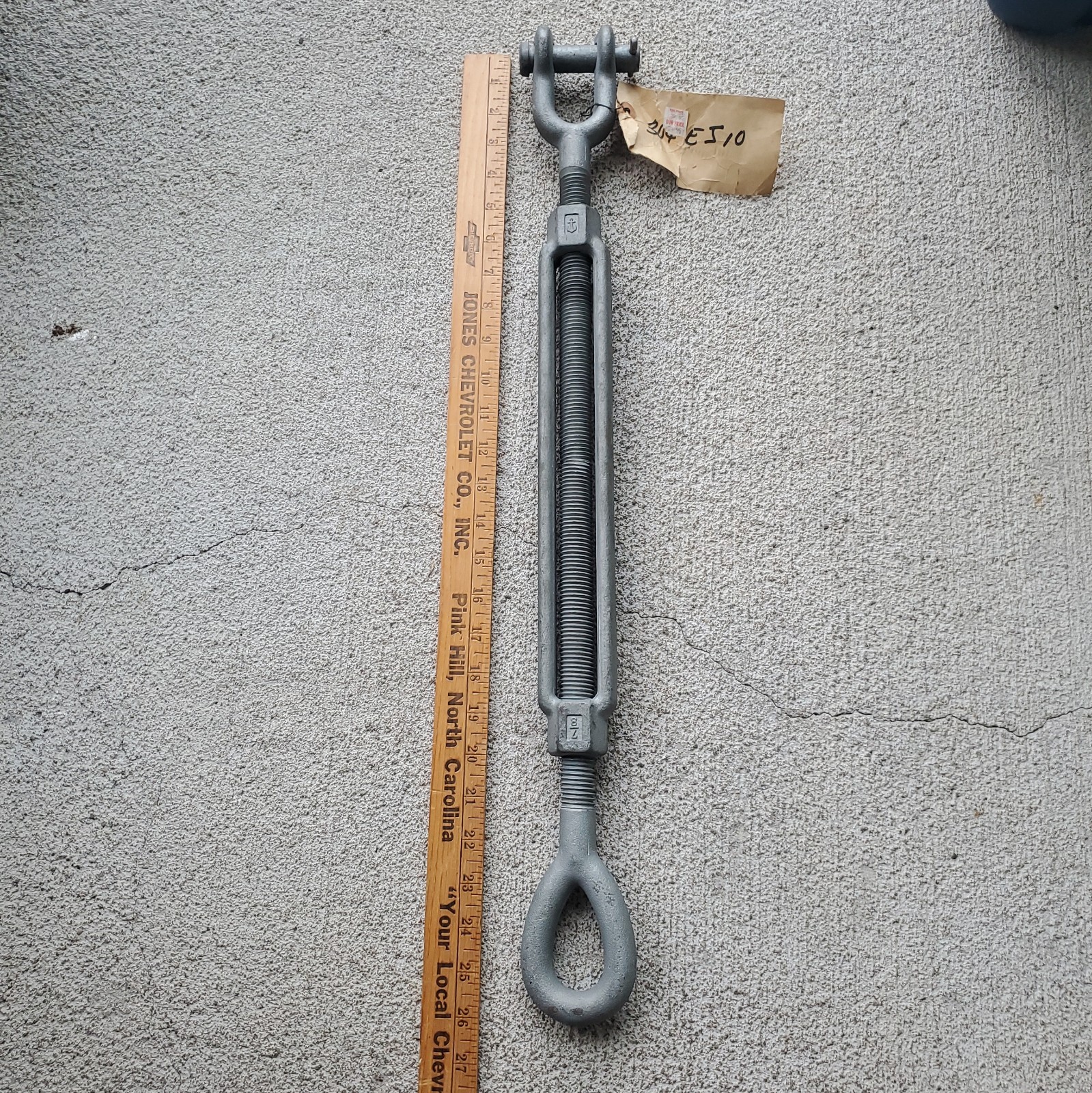 VTG Crosby Laughlin 7/8 Turnbuckle Jaw X Eye NOS New Heavy Duty