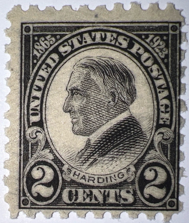 TRAVELSTAMPS: 1923 US Stamps Scott # 612 MINT OG NH, 2 Cents, Harding Memorial