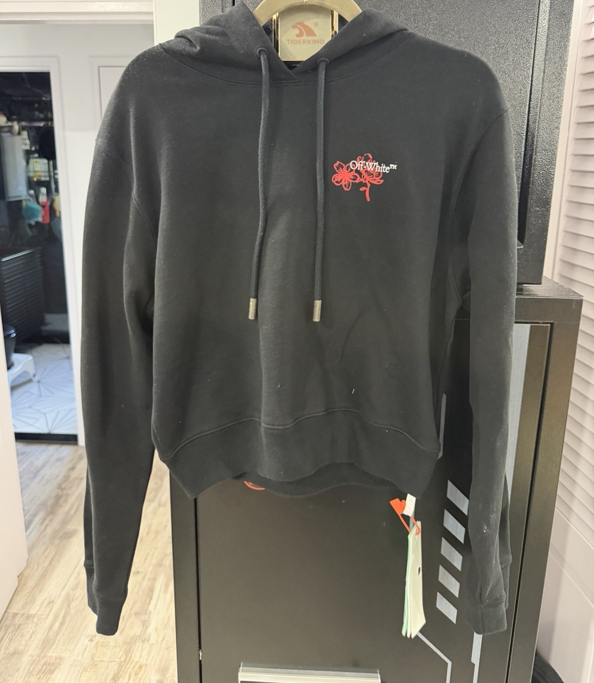 Off-White Chinese New Year Cropped Hooded Sweatshirt - XS - NWT Off-White Chinese New Year Cropped Hooded Sweatshirt - XS - NWT
