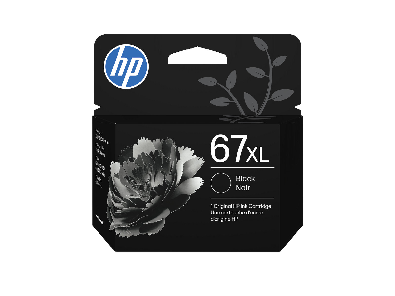 HP 67XL High Yield Black Original Ink Cartridge, ~240 pages, 3YM57AN#140
