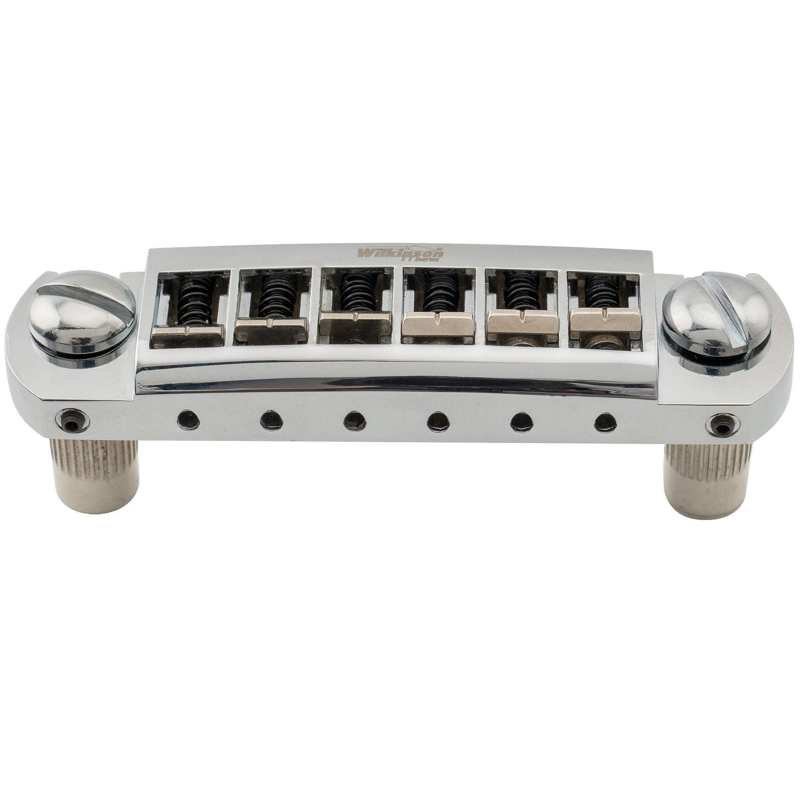 Wilkinson Chrome 52.5mm Adjustable Pigtail Wraparound Bridge For LP SG Guitar Wilkinson Chrome 52.5mm Adjustable Pigtail Wraparound Bridge For LP SG Guitar