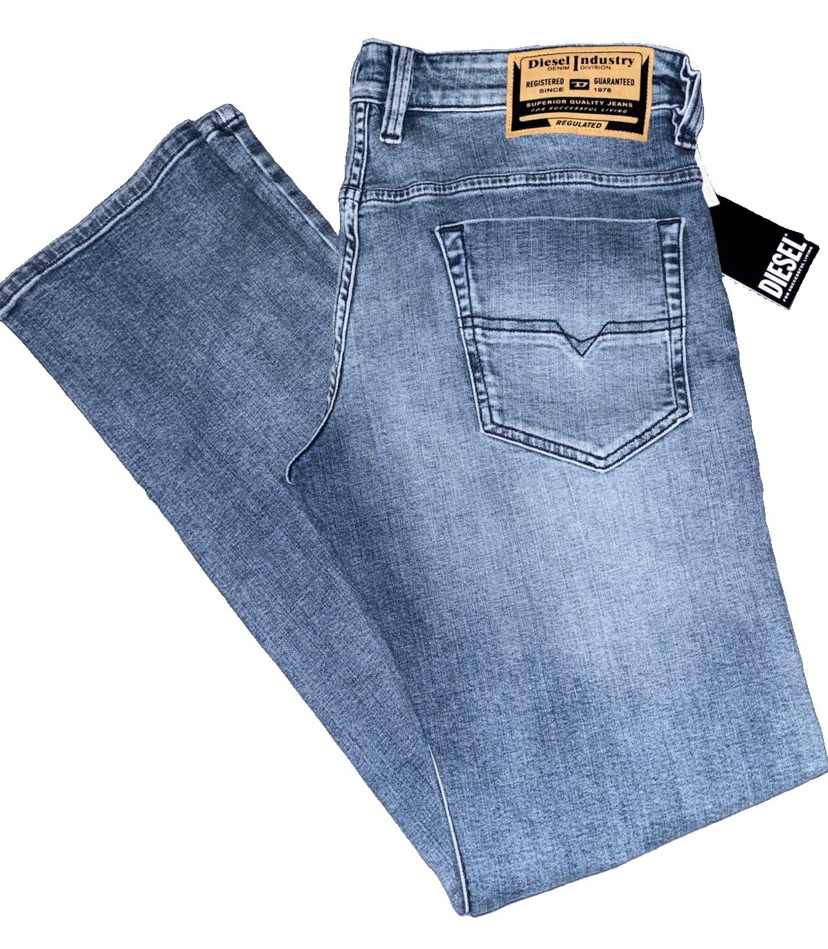 Diesel Safado Straight Low Rise Jeans RE021 32 X 32 Diesel Safado Straight Low Rise Jeans RE021 32 X 32