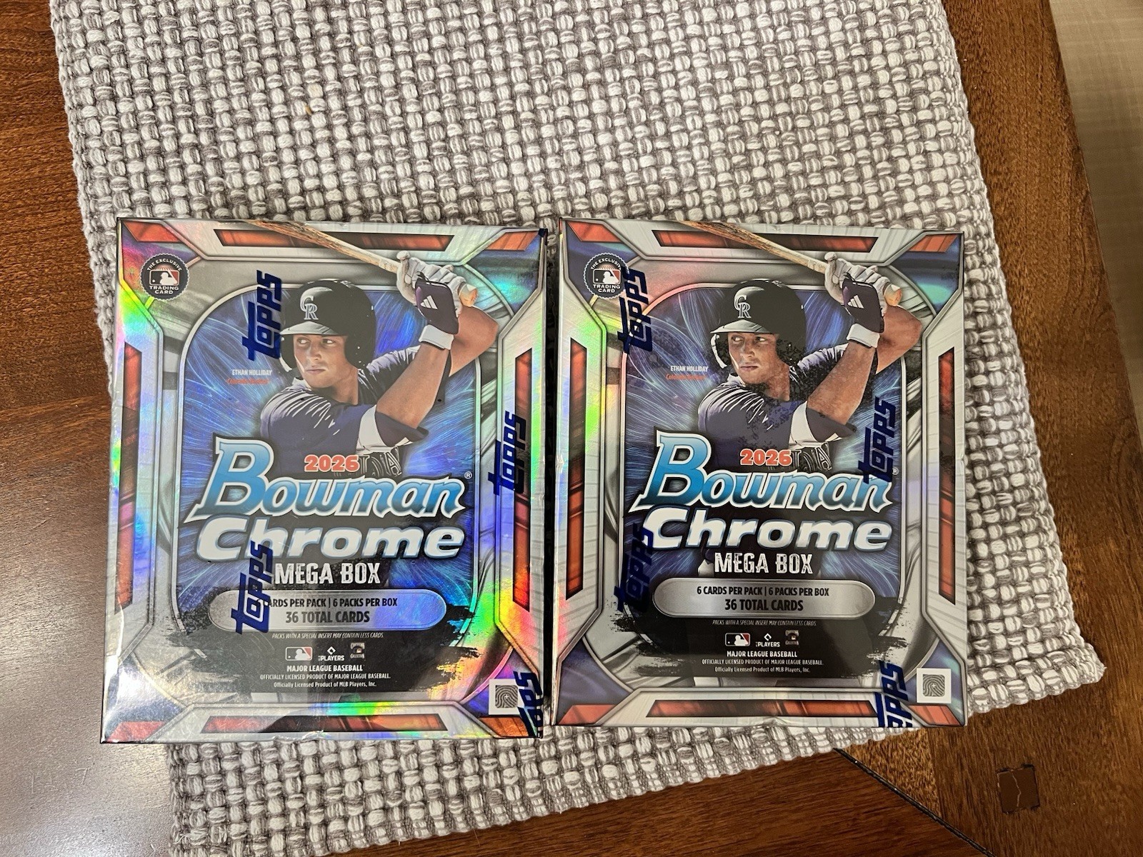 2x 2026 Bowman Chrome Baseball Mega Box Factory Sealed In Hand