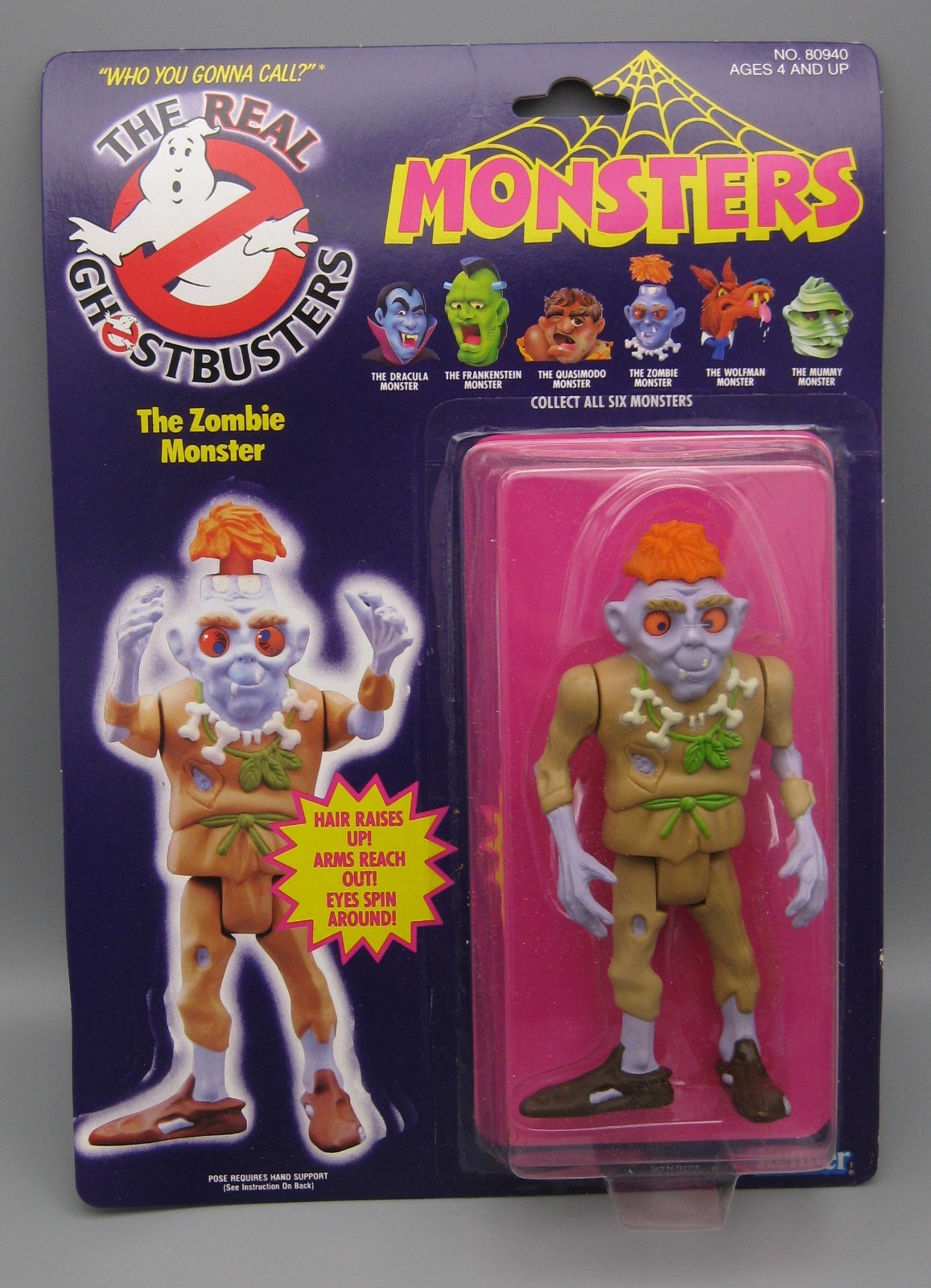 1986 VTG Kenner - The Real Ghostbusters - THE ZOMBIE MONSTER - Action Figure 1986 VTG Kenner - The Real Ghostbusters - THE ZOMBIE MONSTER - Action Figure