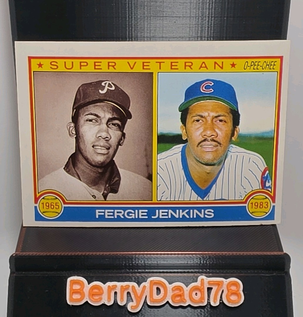 1983 O-Pee-Chee - Super Veteran Fergie Jenkins #231 Chicago Cubs 1983 O-Pee-Chee - Super Veteran Fergie Jenkins #231 Chicago Cubs