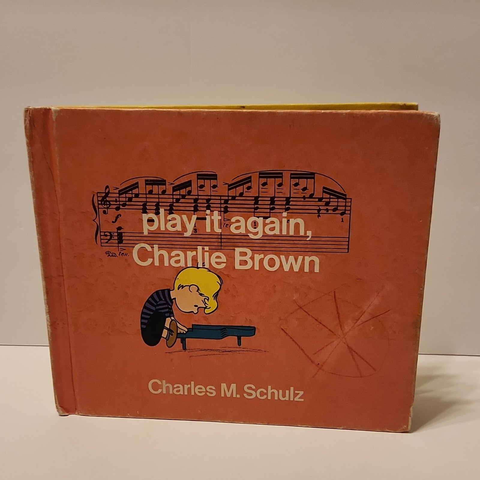 Vintage 1971 Play It Again Charlie Brown Hardcover Book First Printing Peanuts