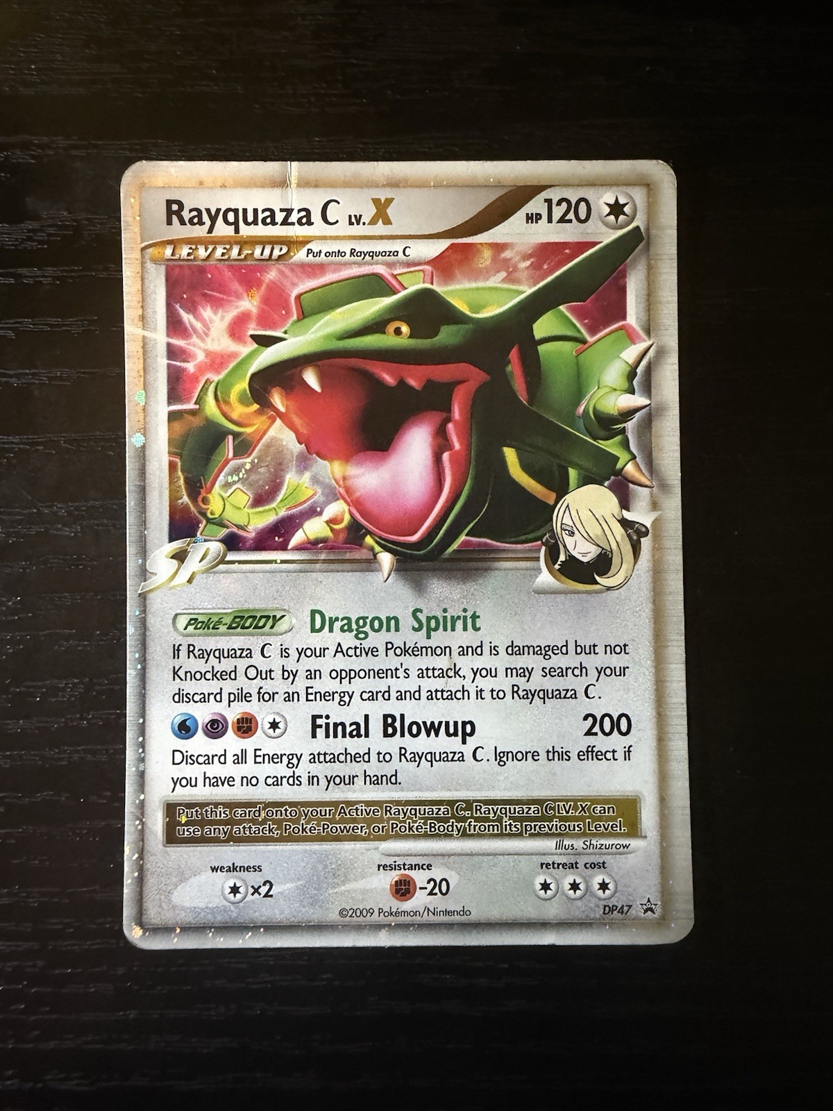 Rayquaza C LV.X DP47 Diamond and Pearl Promo Holo Pokemon TCG ENG 120 HP Rayquaza C LV.X DP47 Diamond and Pearl Promo Holo Pokemon TCG ENG 120 HP