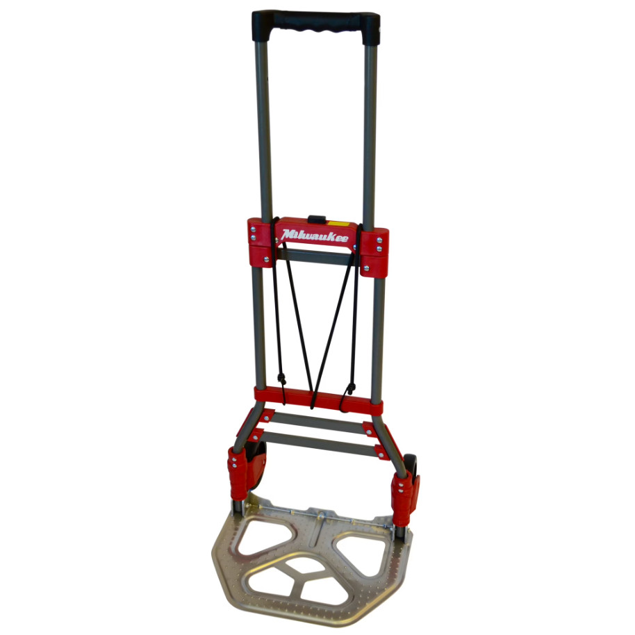 Milwaukee Folding Hand Truck Dolly Cart 150 lb Capacity Convertible Fold Up New
