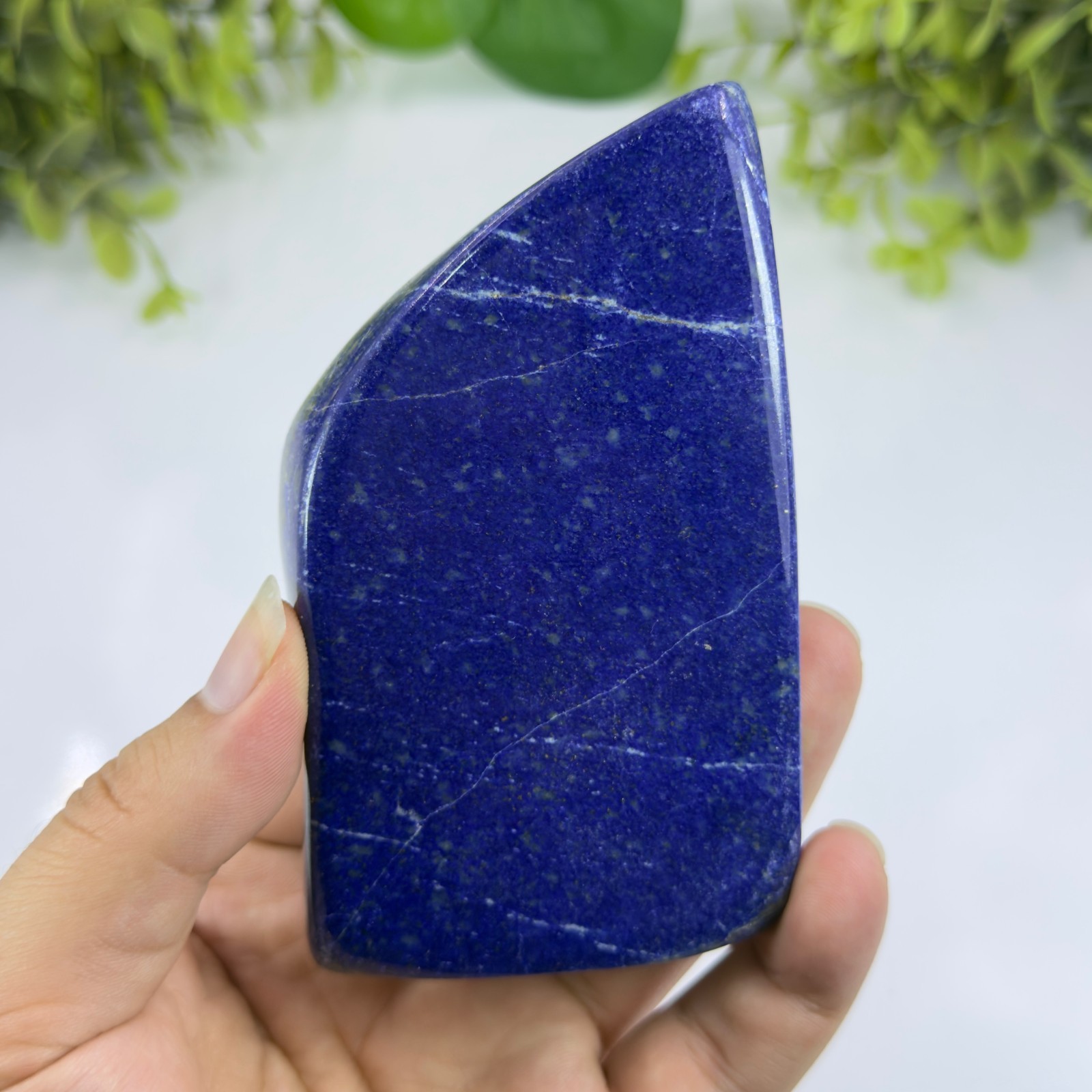 398g Lapis Lazuli Free Form Stone, Free Form Blue Lapis
