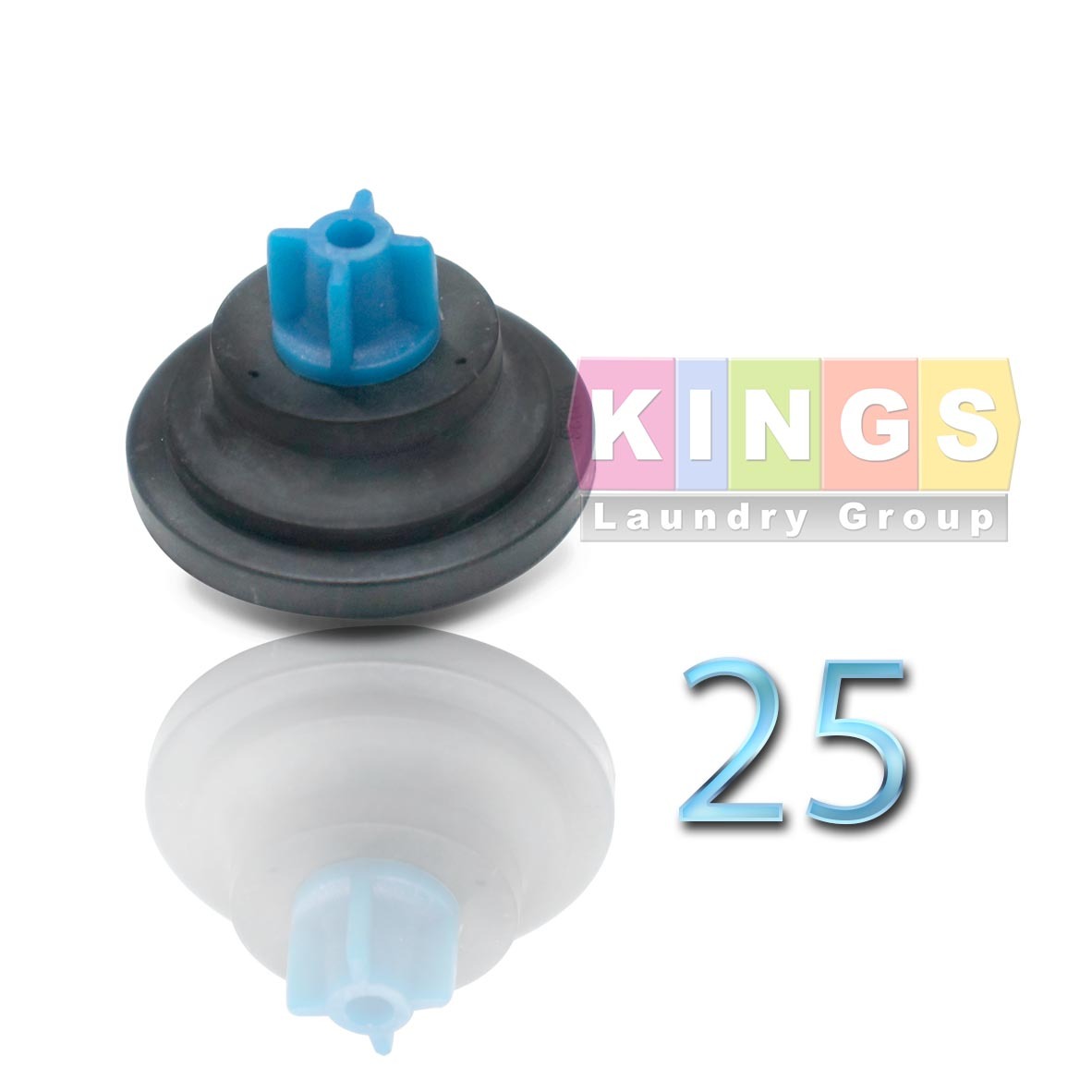 25pk Diaphragm for Wascomat,Huebsch,Speed Queen,Unimac, 823492 F8431101 G300202