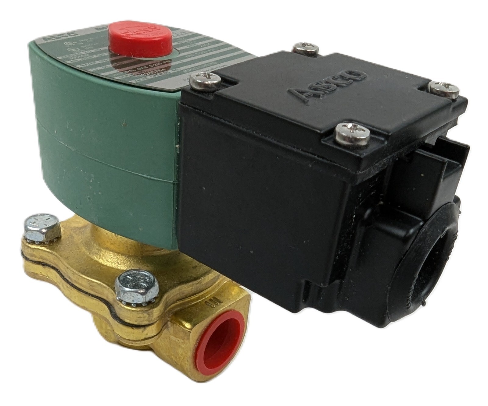 ASCO JKP8210H106B Solenoid Shutoff Valve Red-Hat 250PSI 1/2\