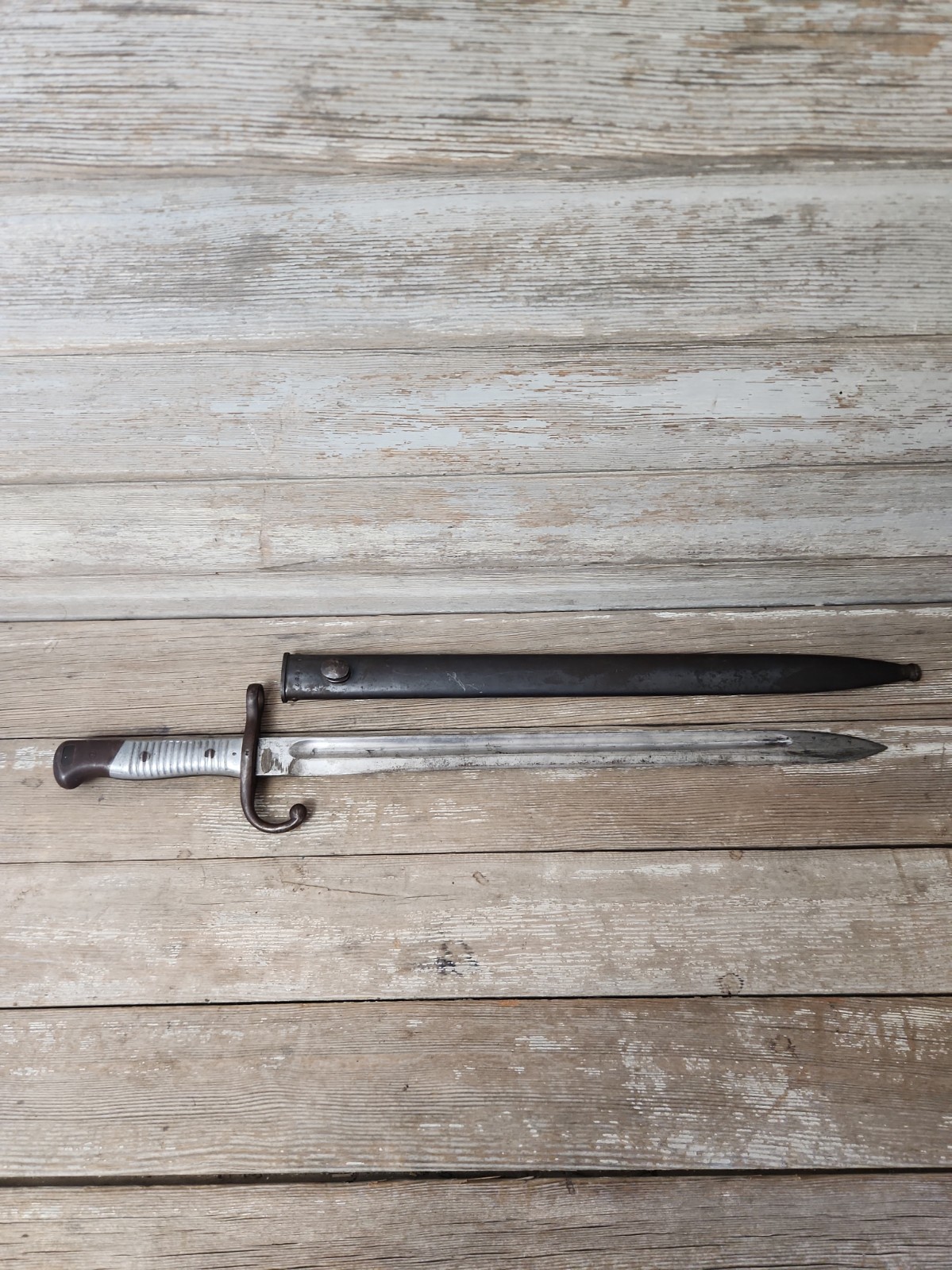 Argentine Model 1891 Bayonet Knife & Scabbard 