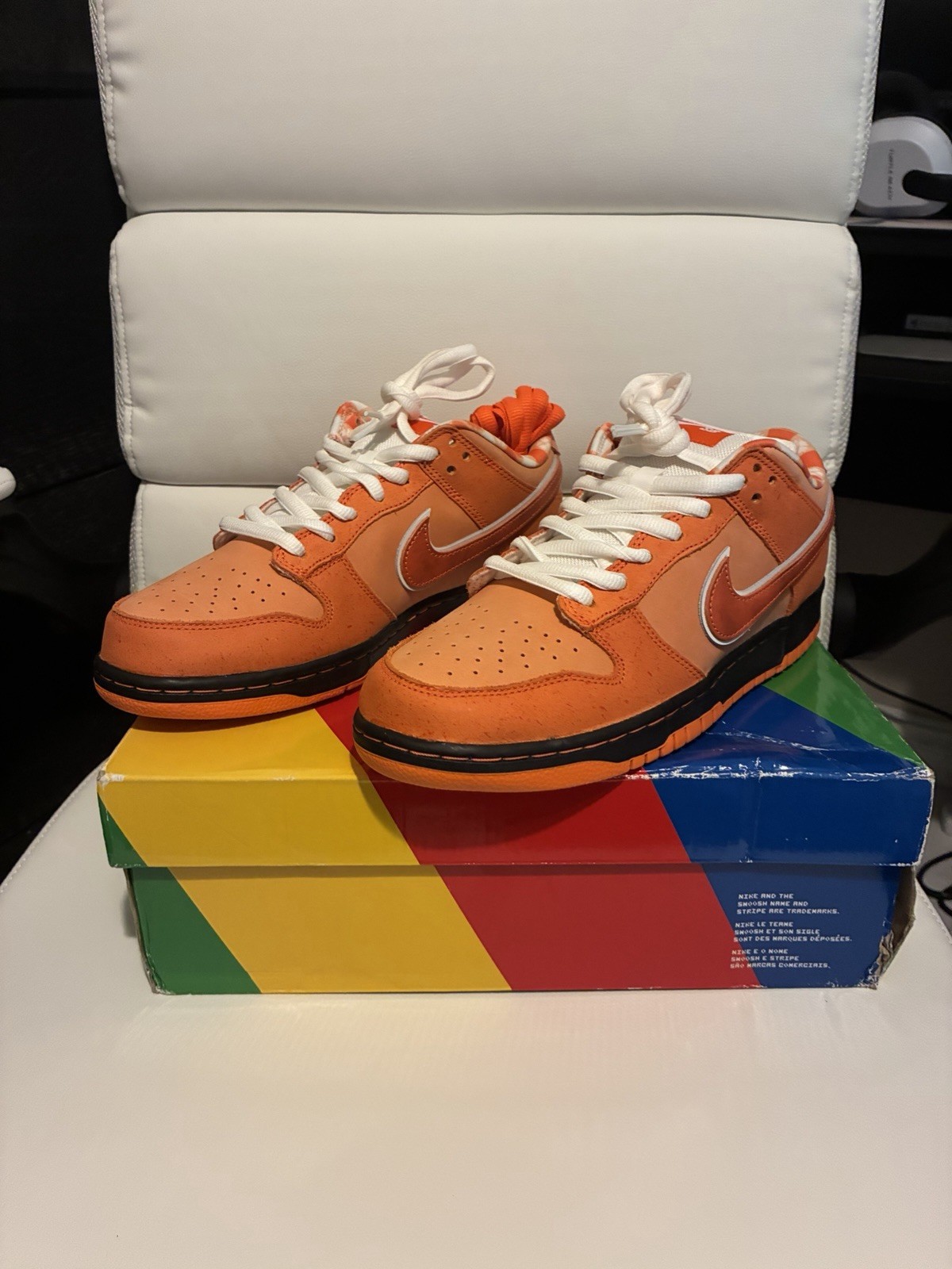 Nike SB Dunk Concepts ‘Orange Lobster’ Size 10.5 Nike SB Dunk Concepts ‘Orange Lobster’ Size 10.5