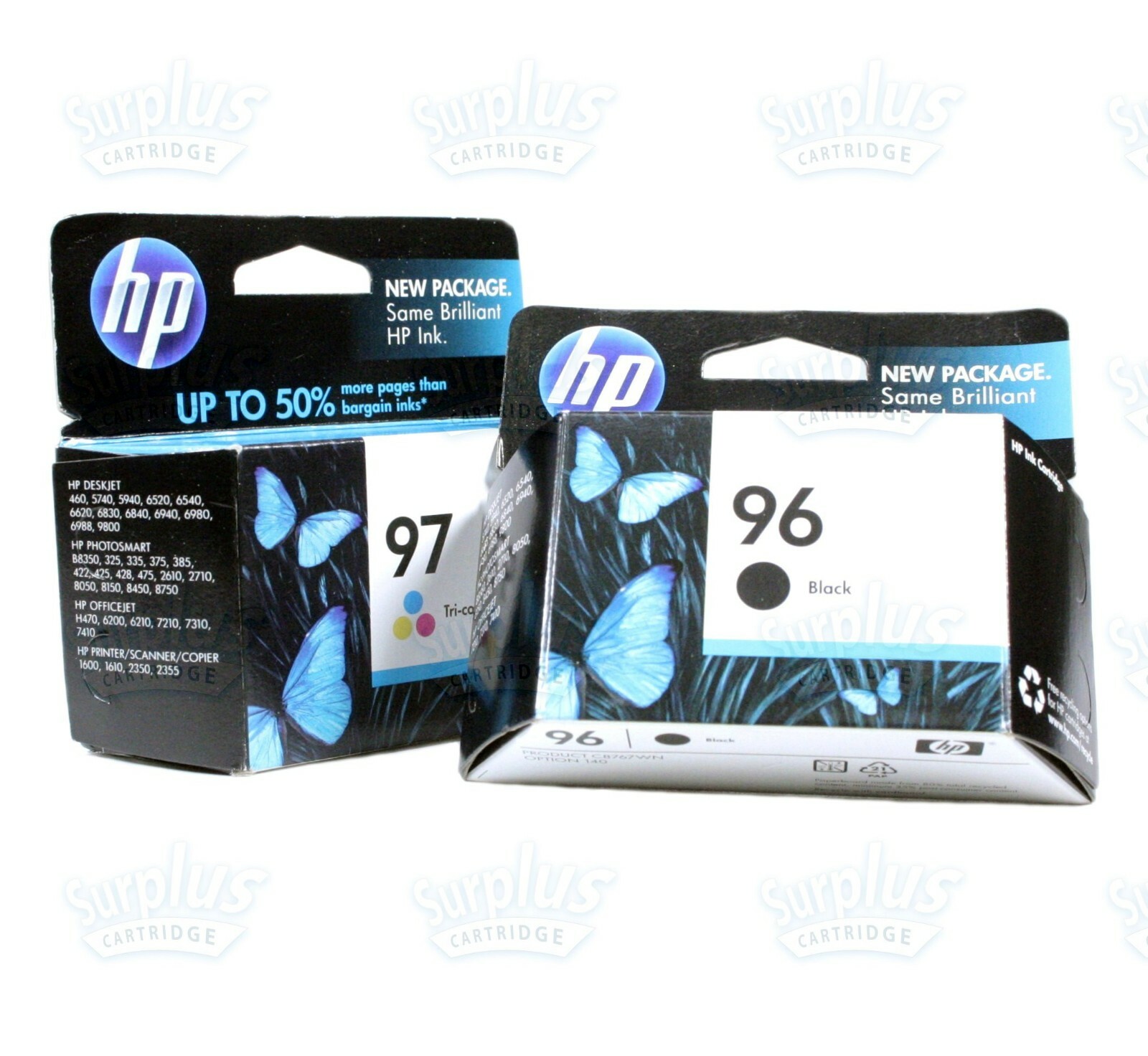 Genuine HP 96/97 Black+Color OfficeJet 7210 7310 7410 B8350 9800 (Retail Box) Genuine HP 96/97 Black+Color OfficeJet 7210 7310 7410 B8350 9800 (Retail Box)